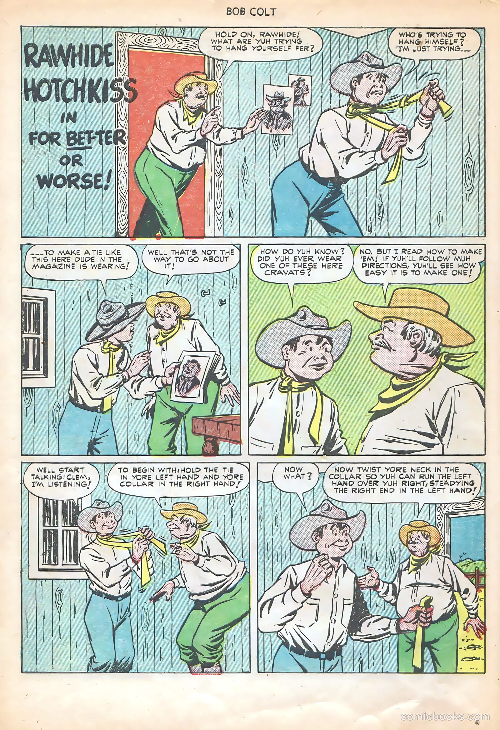Bob Colt #6 (1951) — page 16 of 36