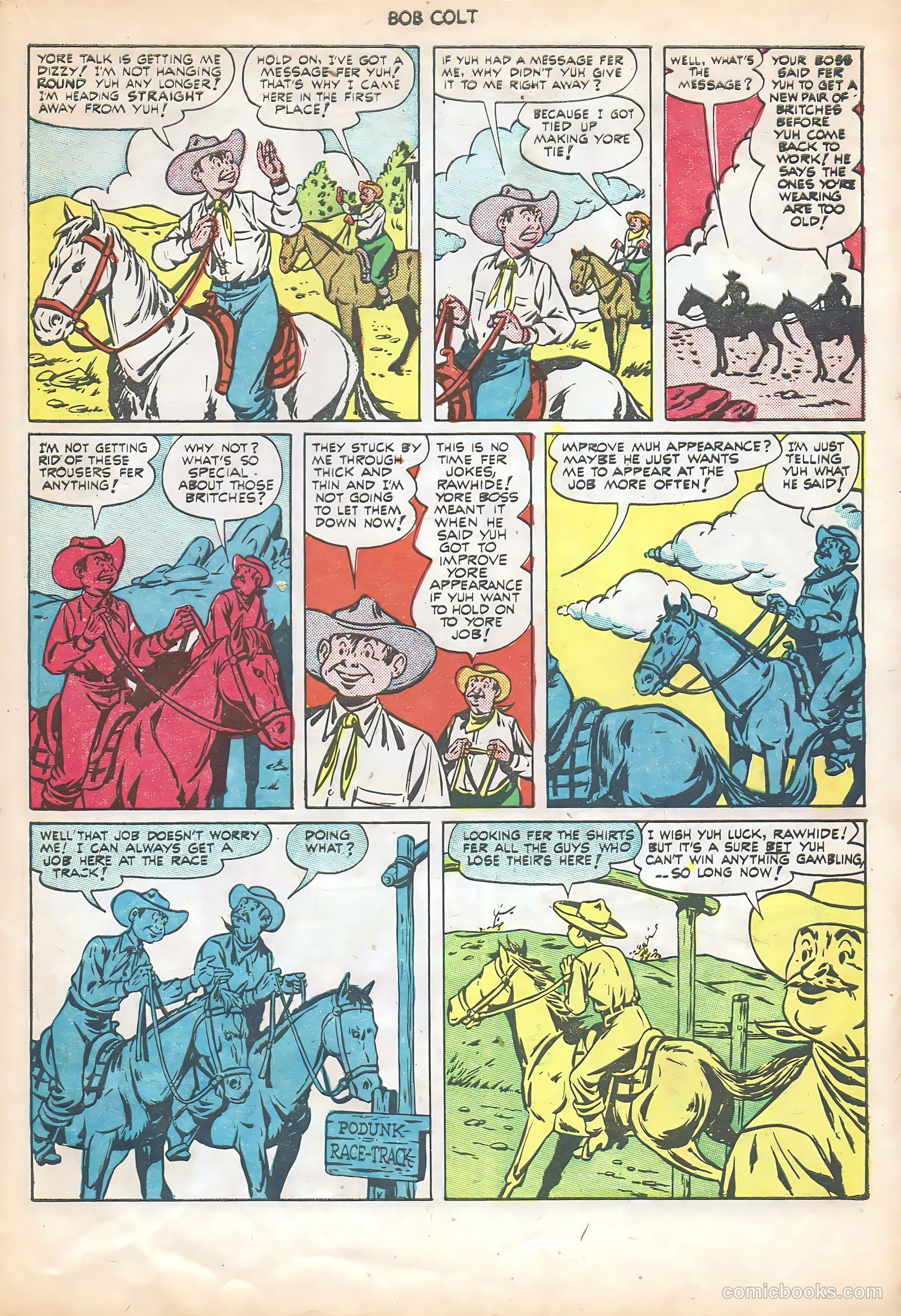 Bob Colt #6 (1951) — page 19 of 36