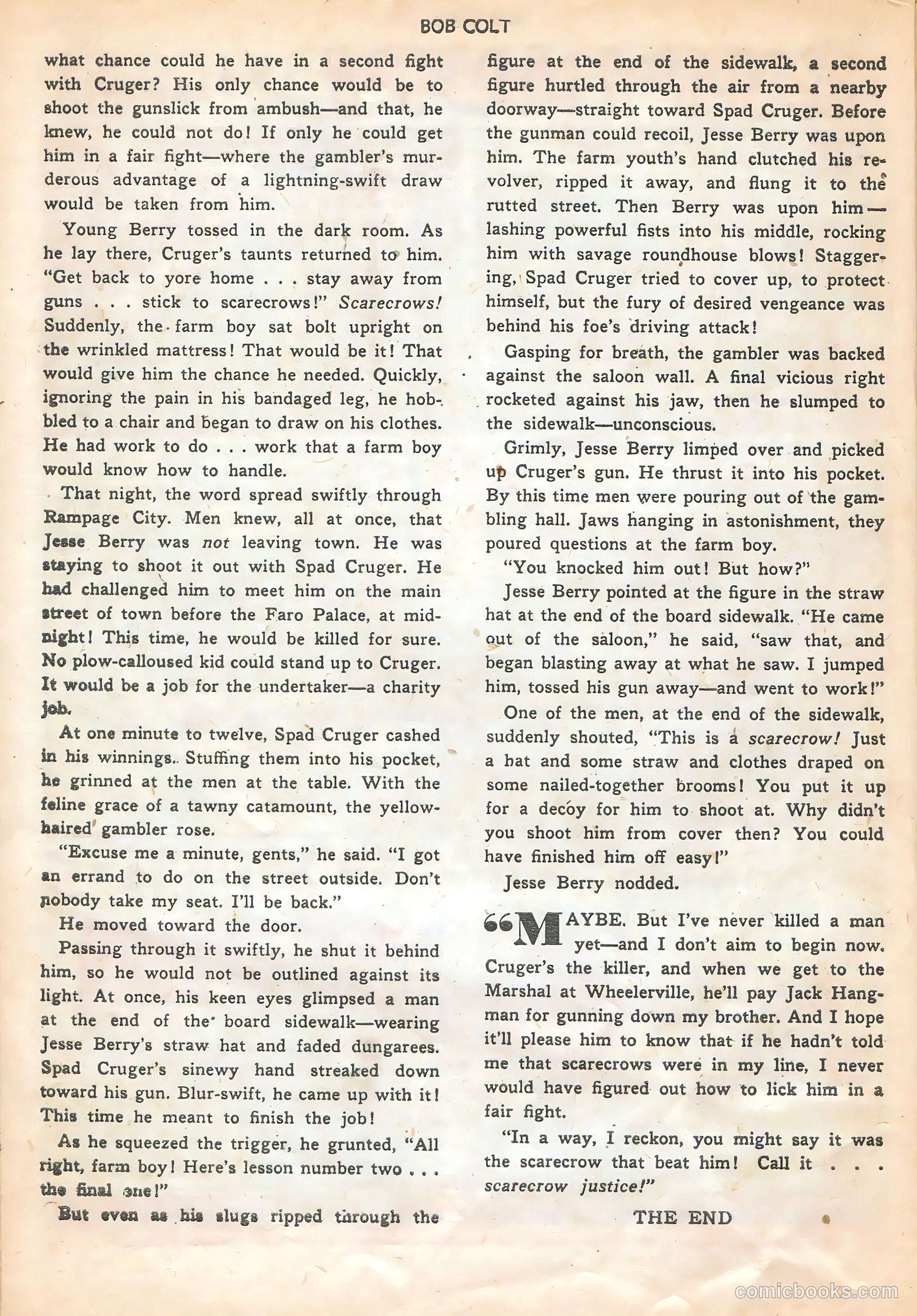 Bob Colt #6 (1951) — page 22 of 36