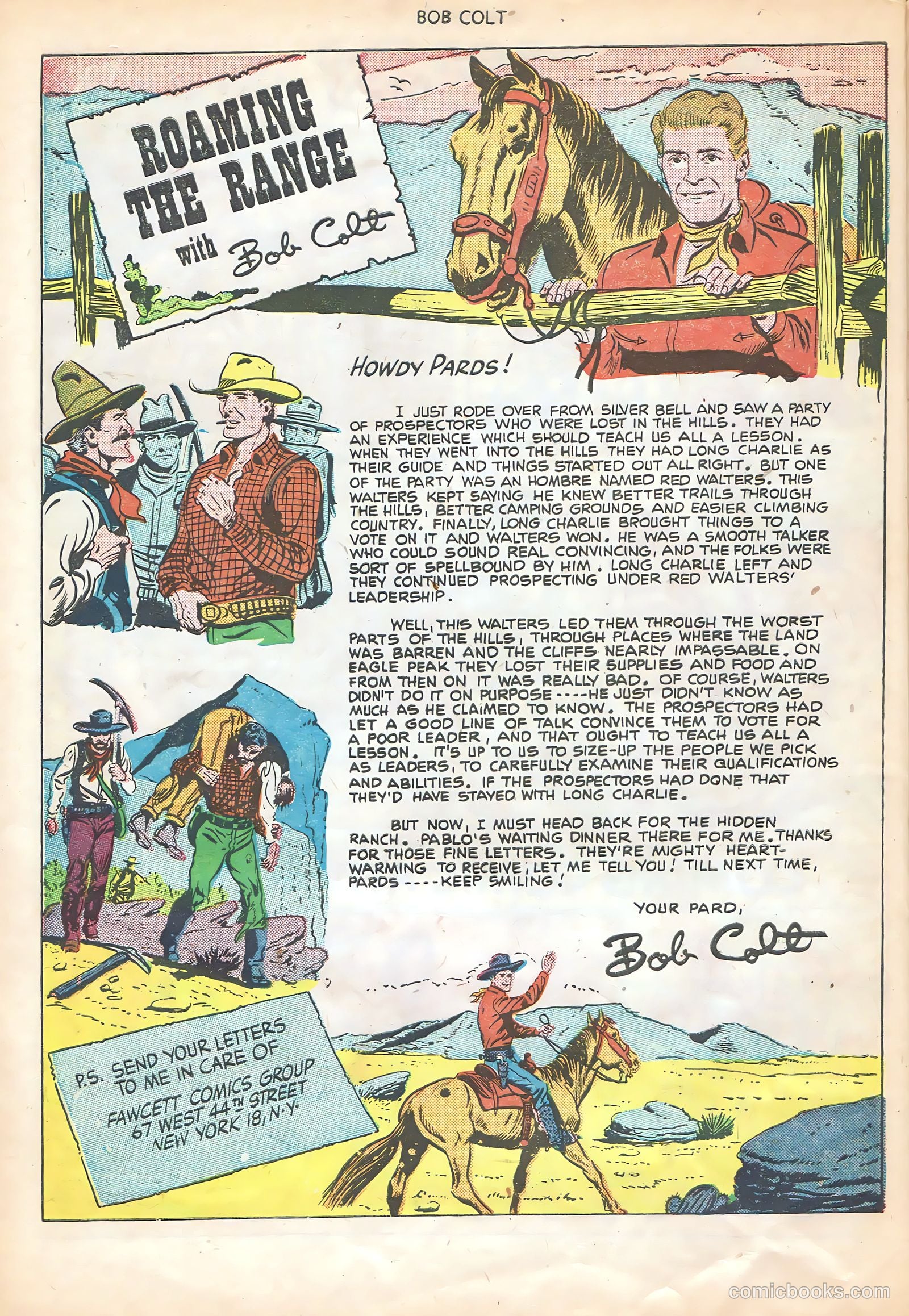Bob Colt #6 (1951) — page 24 of 36