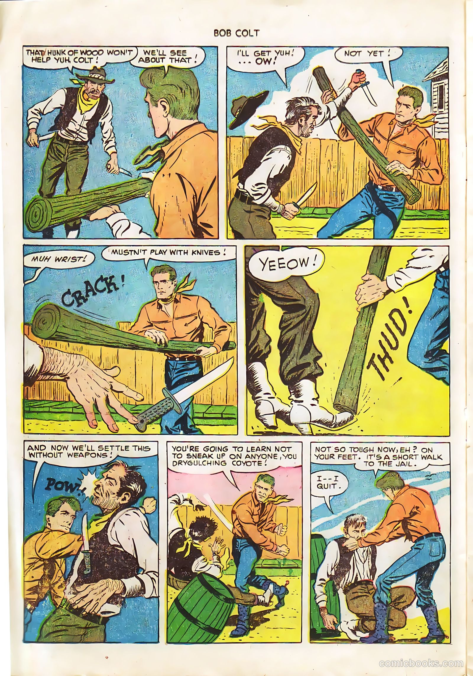 Bob Colt #7 (1951) — page 10 of 36