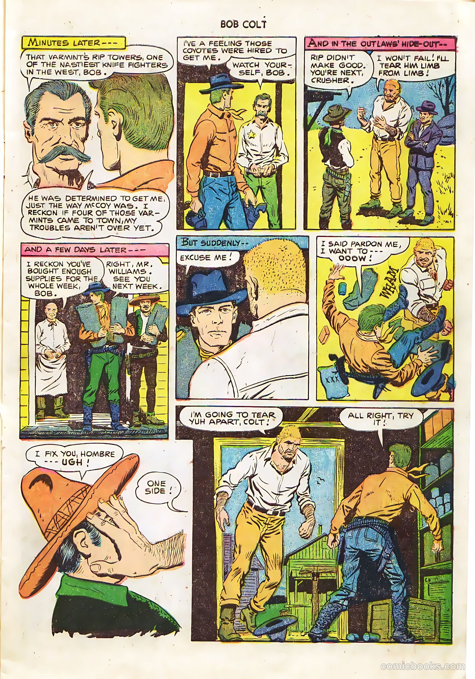 Bob Colt #7 (1951) — page 11 of 36