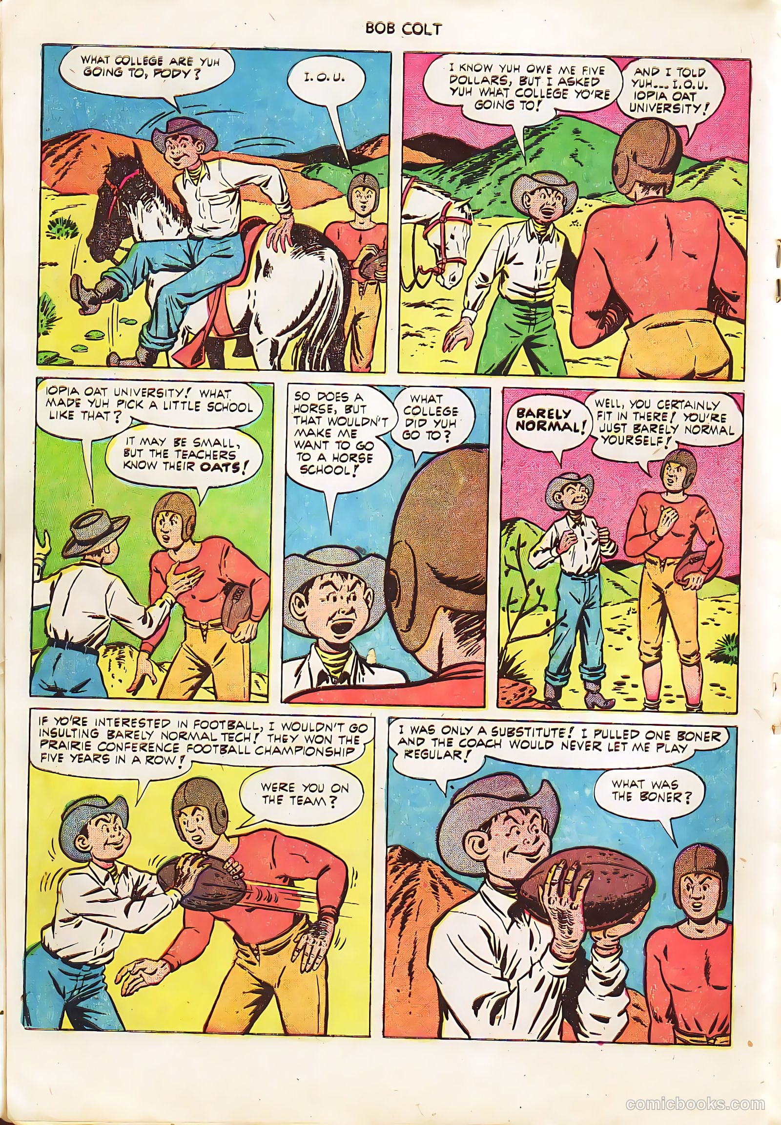 Bob Colt #7 (1951) — page 18 of 36