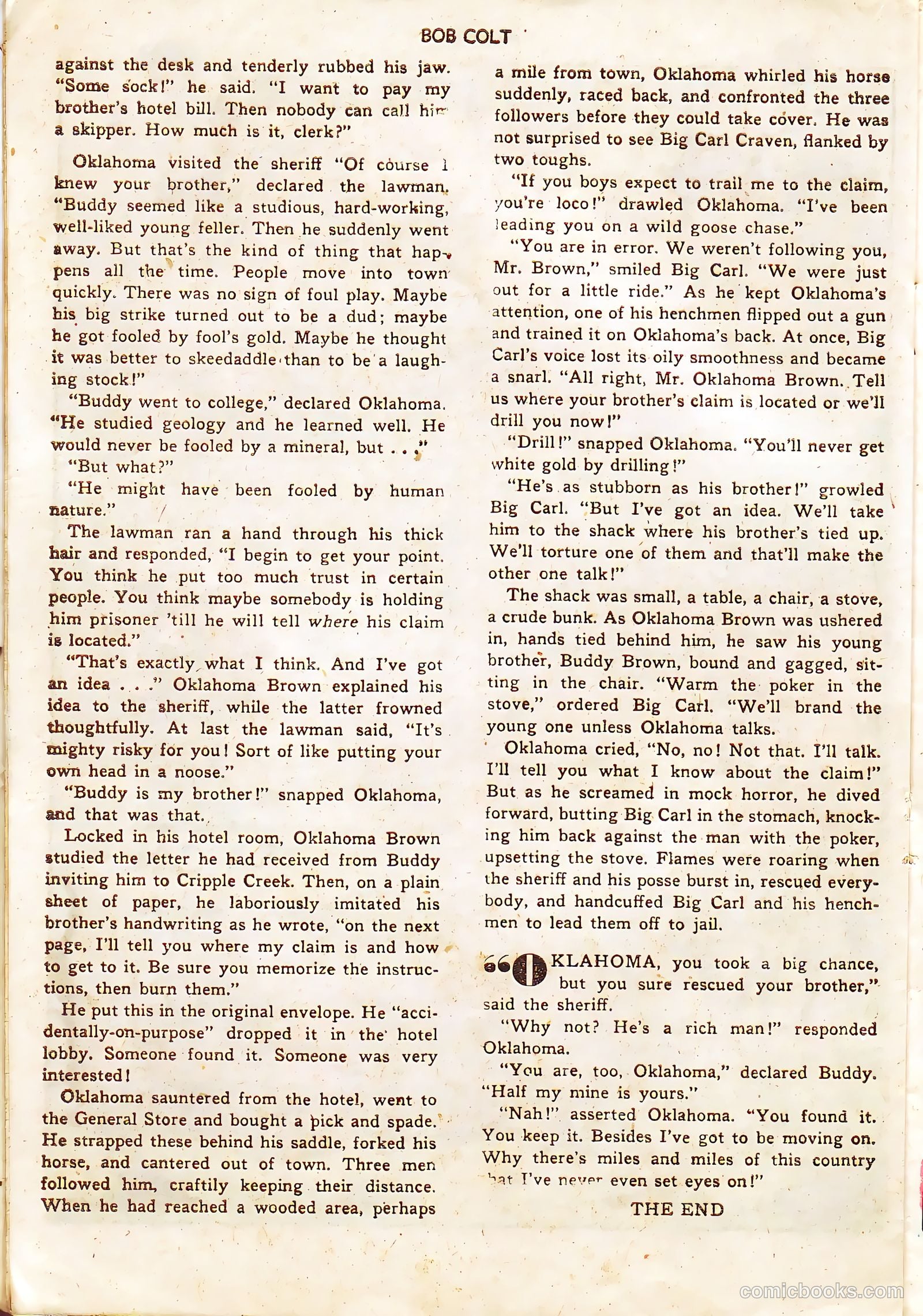 Bob Colt #7 (1951) — page 22 of 36