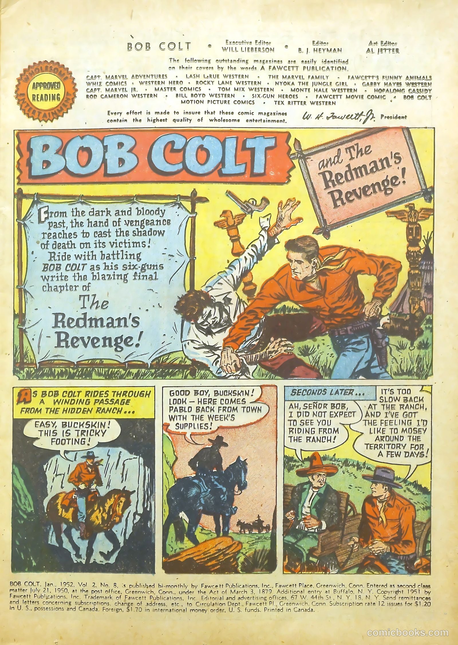 Bob Colt #8 (1952) — page 3 of 36
