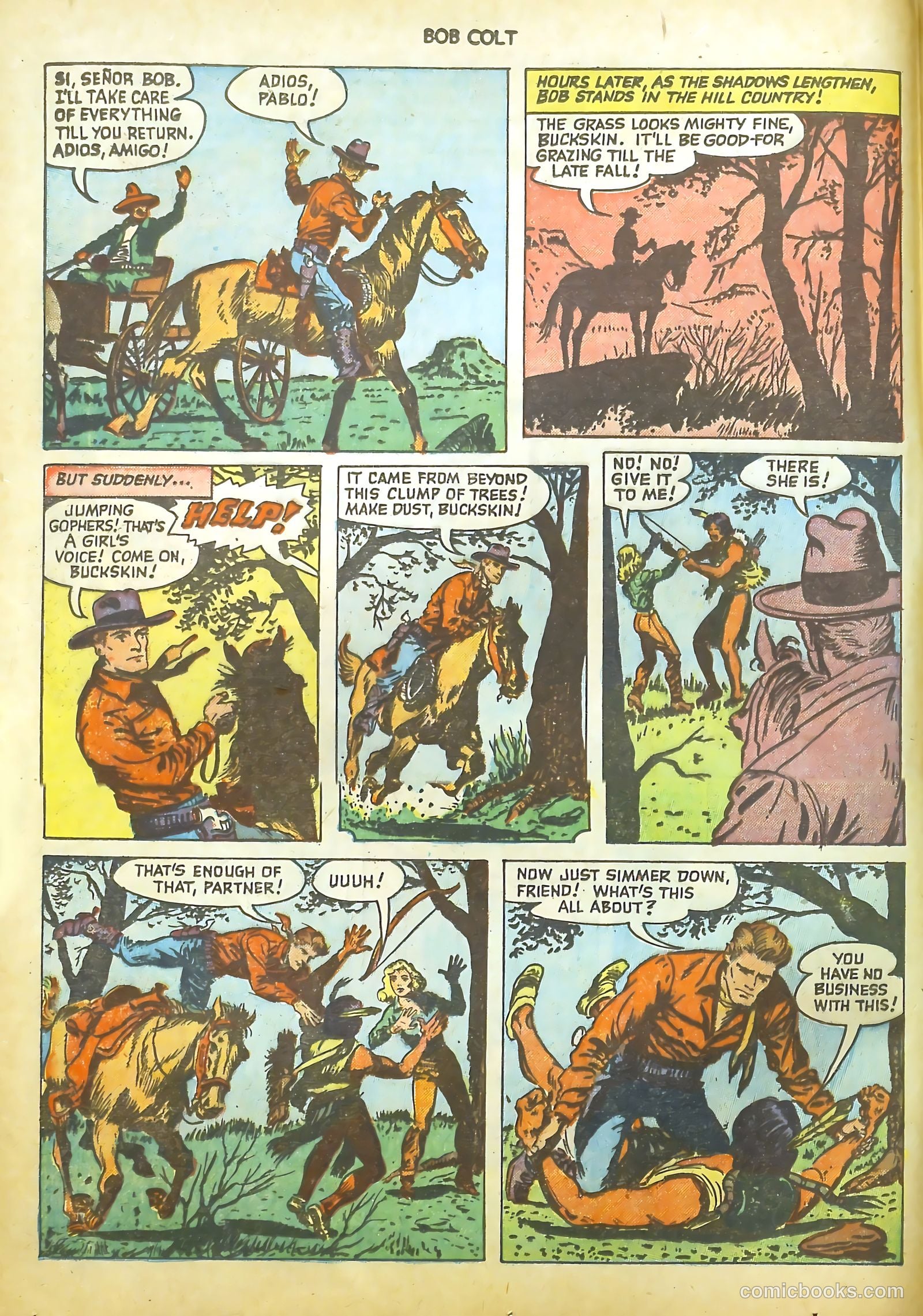 Bob Colt #8 (1952) — page 4 of 36