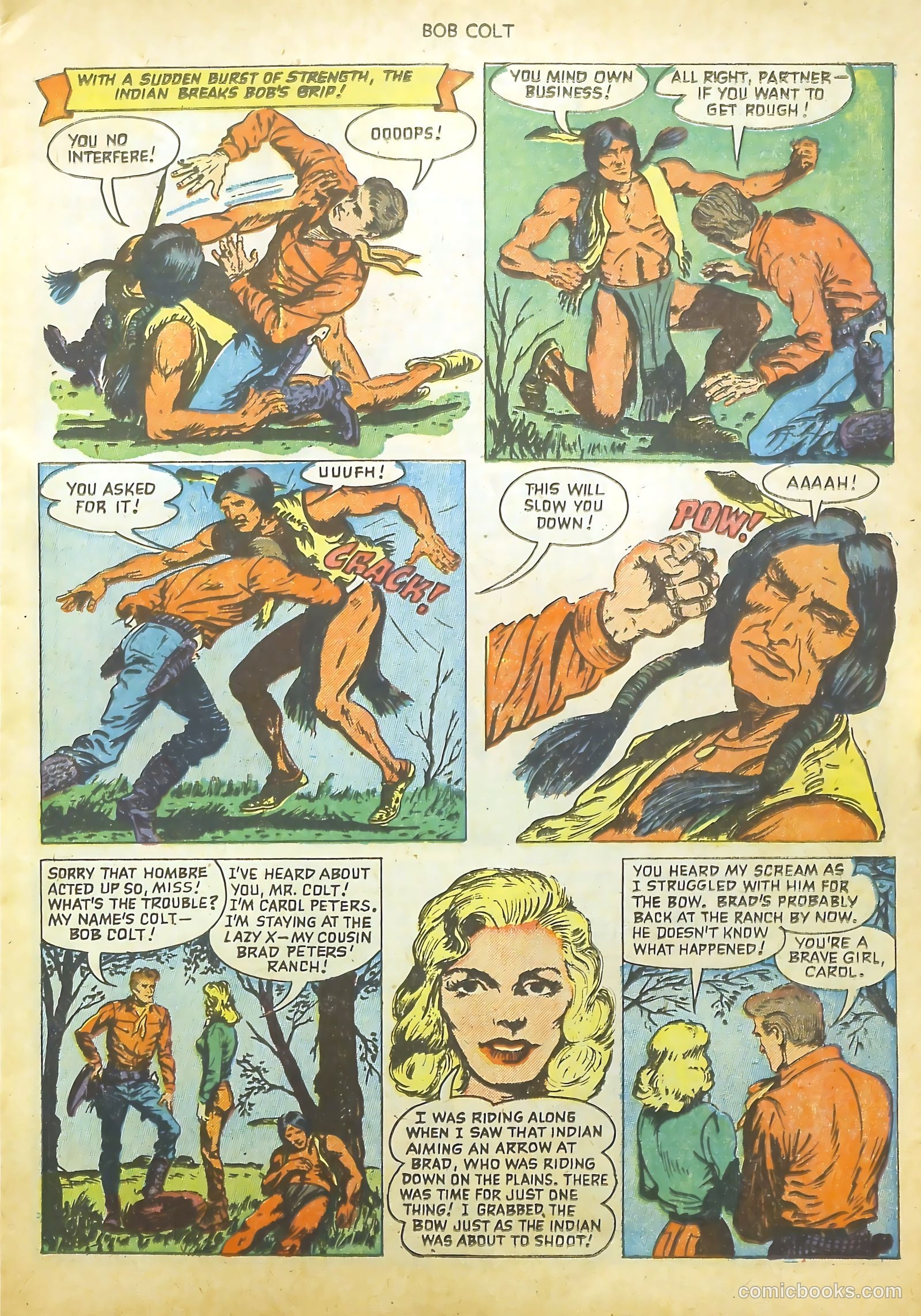 Bob Colt #8 (1952) — page 5 of 36