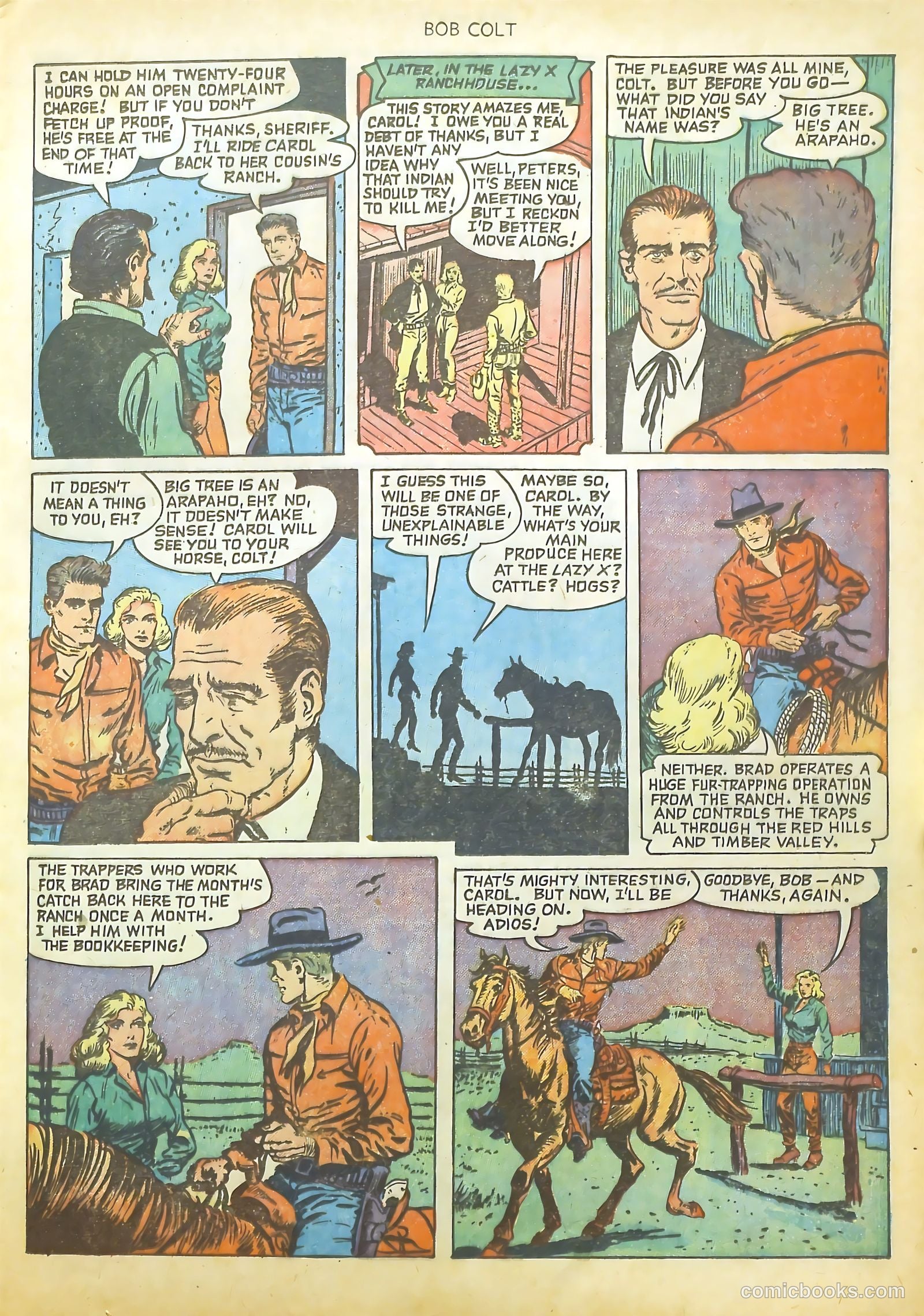 Bob Colt #8 (1952) — page 7 of 36