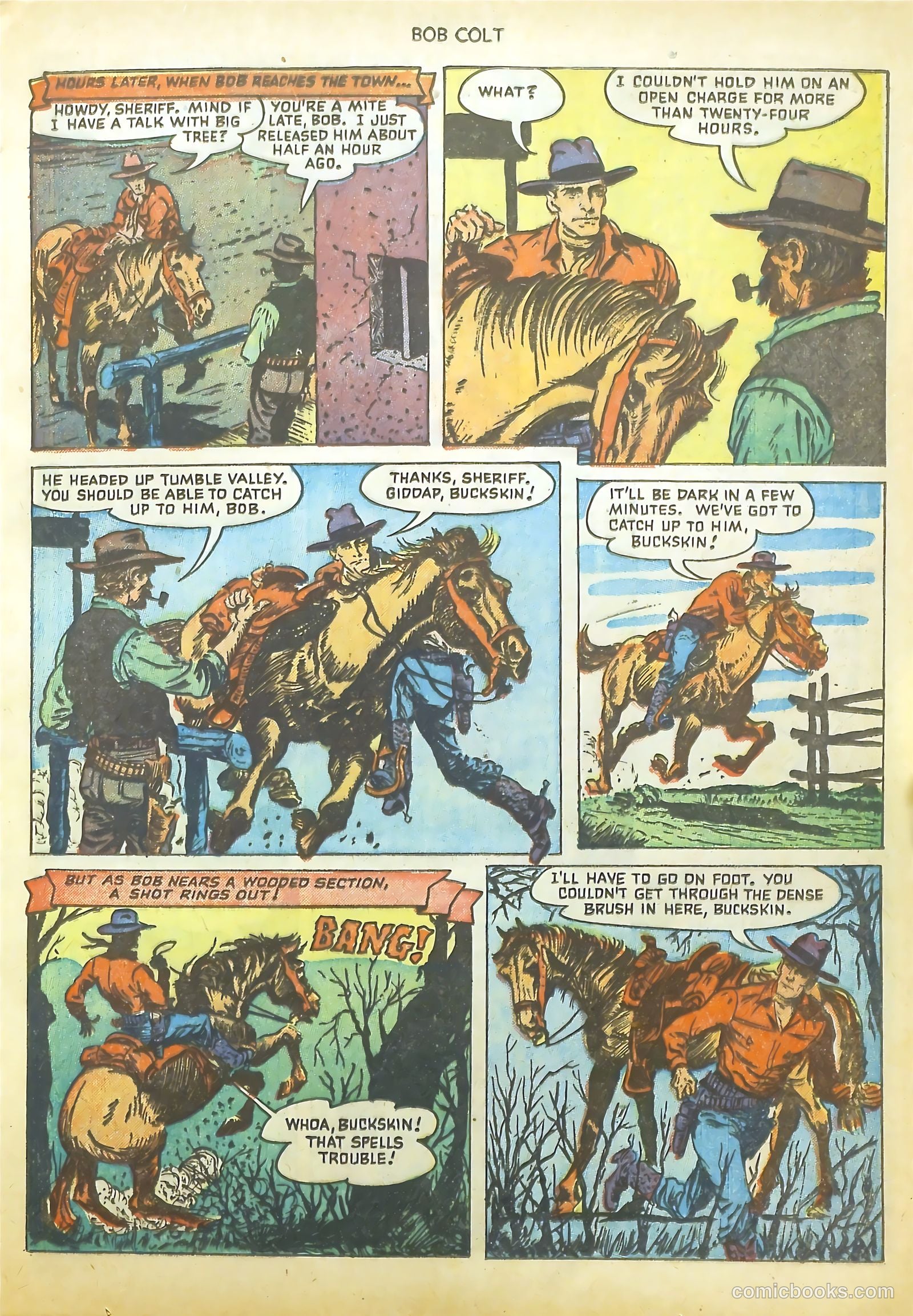 Bob Colt #8 (1952) — page 9 of 36