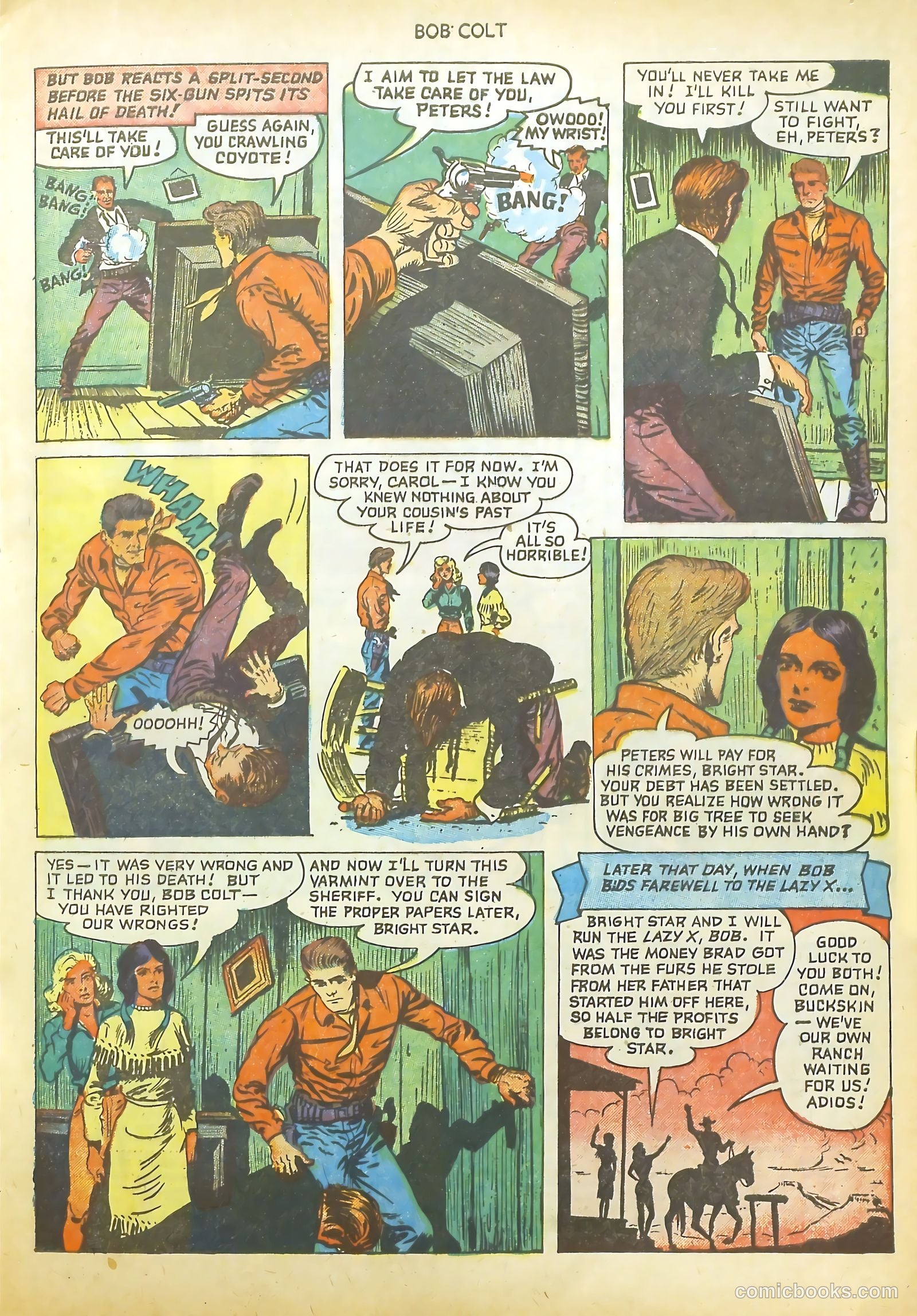 Bob Colt #8 (1952) — page 15 of 36