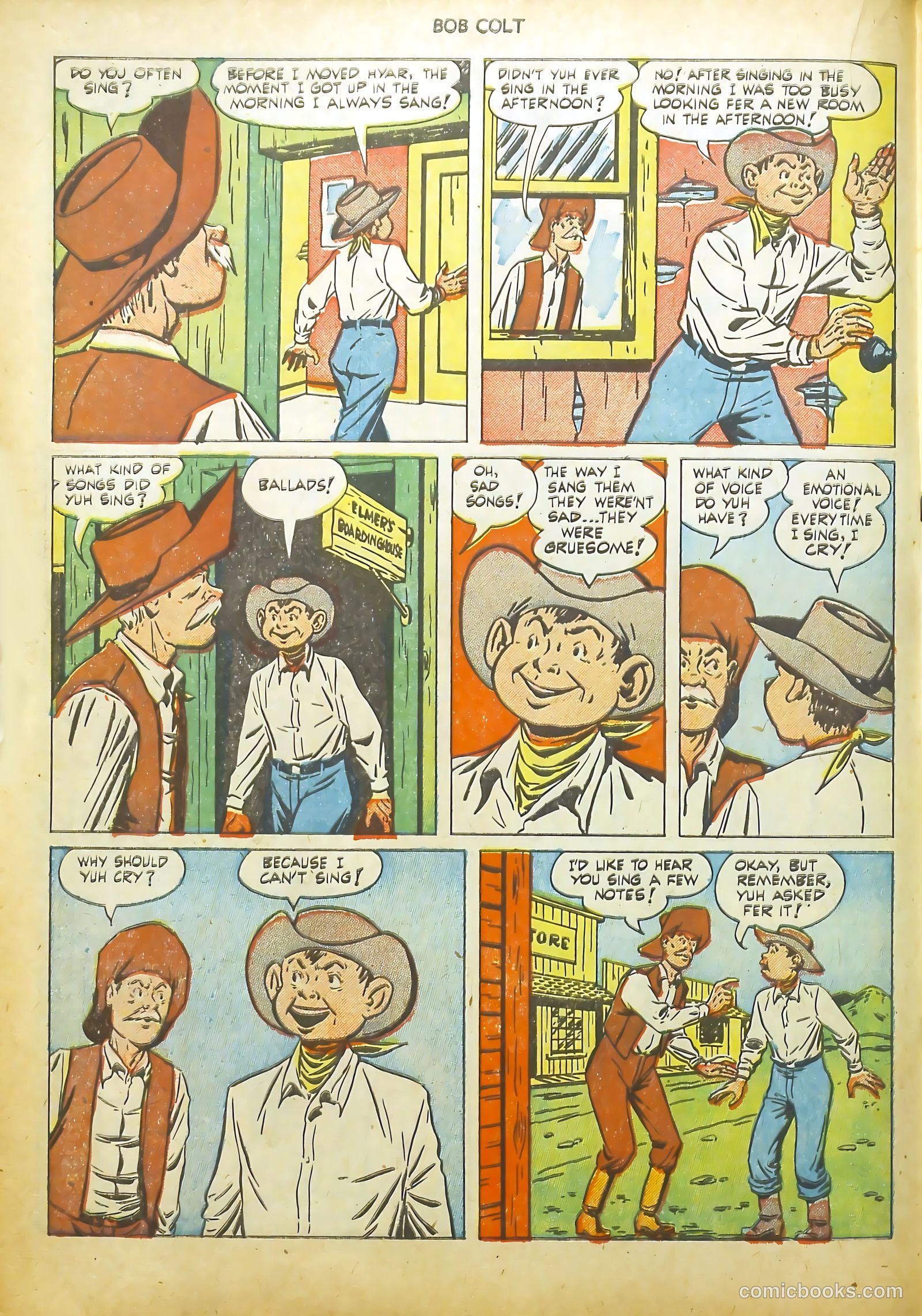 Bob Colt #8 (1952) — page 18 of 36