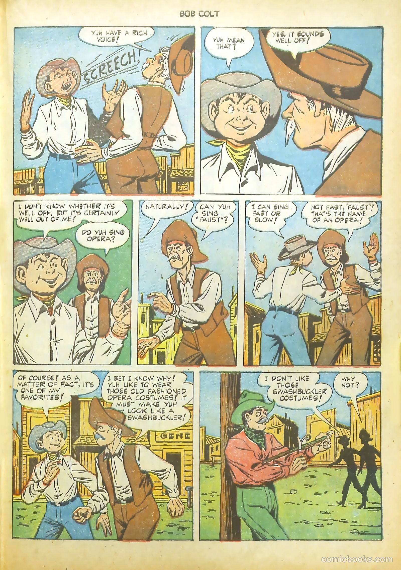 Bob Colt #8 (1952) — page 19 of 36