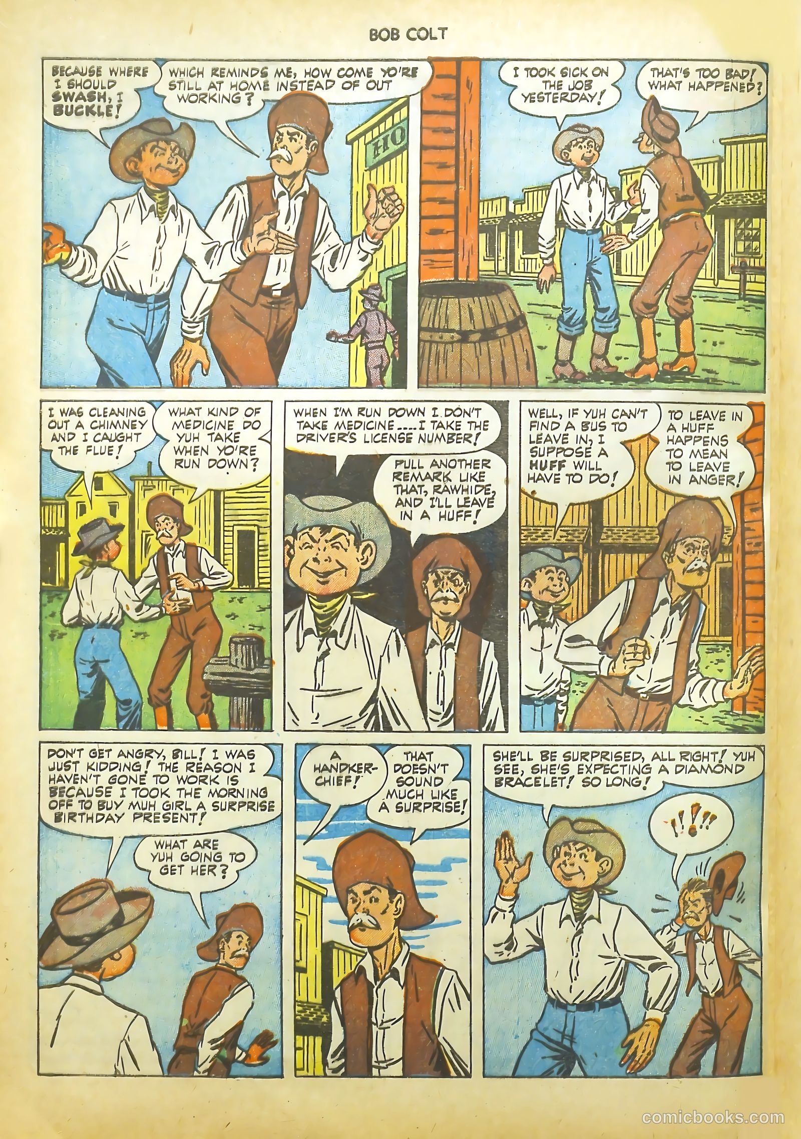 Bob Colt #8 (1952) — page 20 of 36