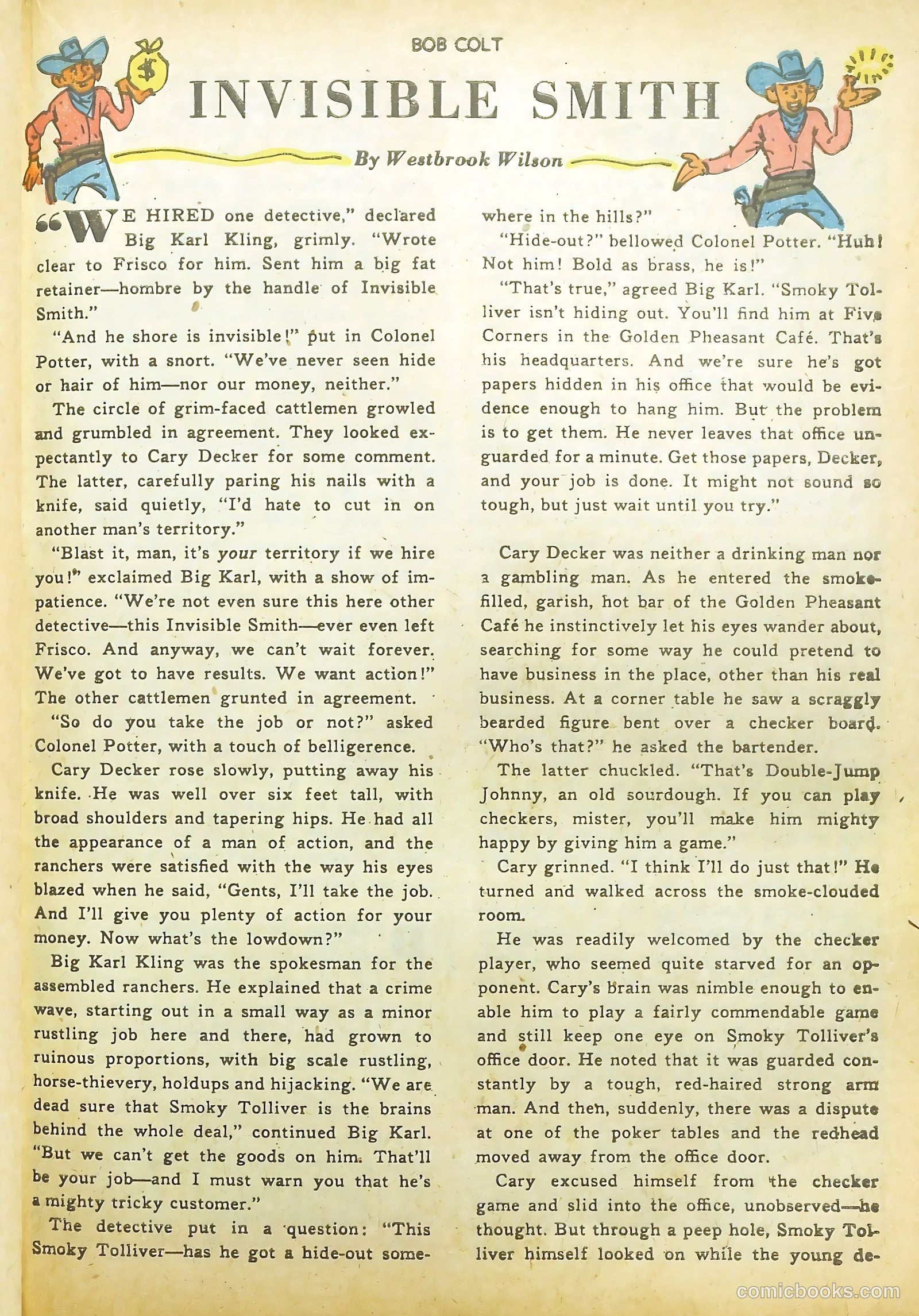 Bob Colt #8 (1952) — page 21 of 36