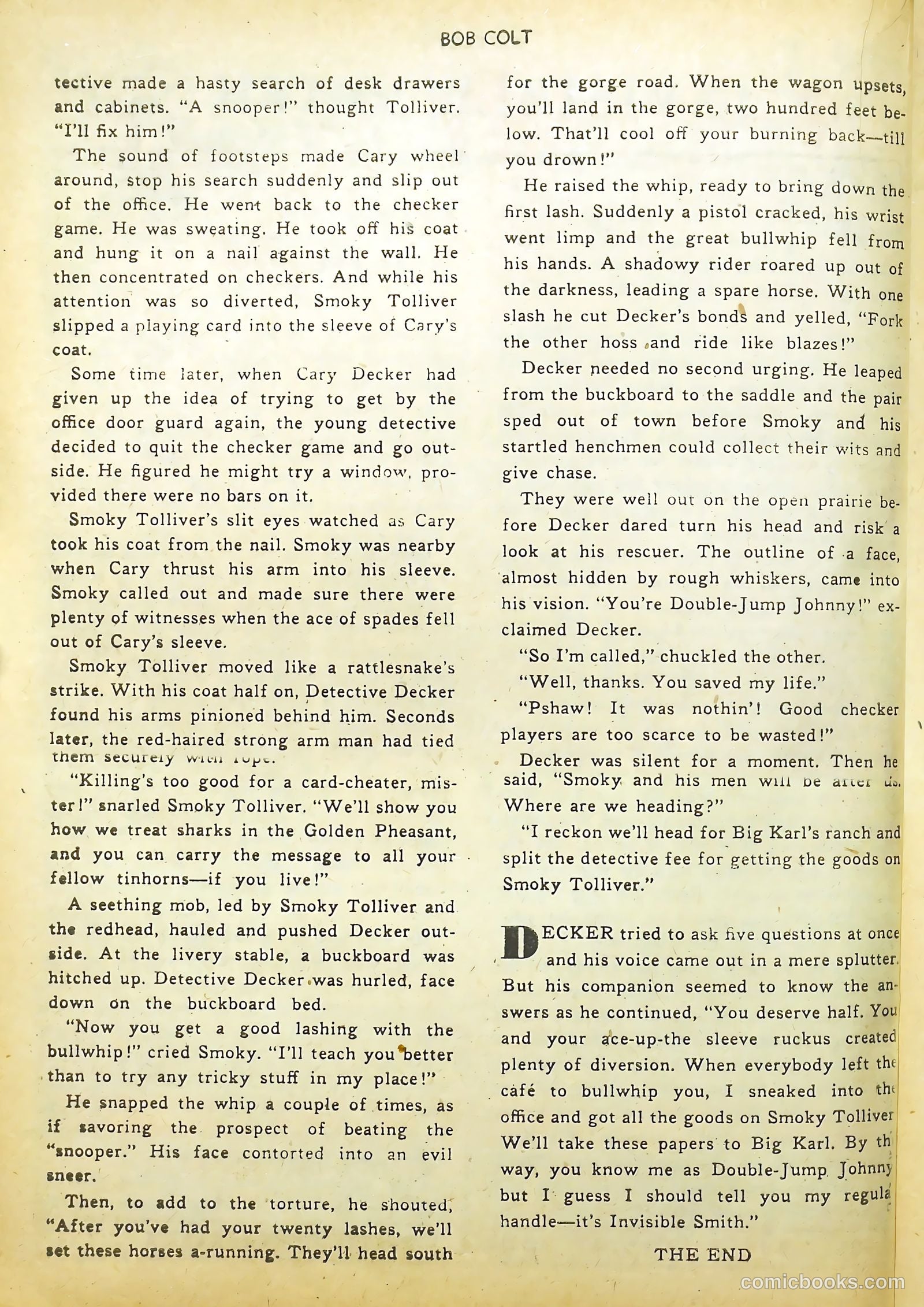 Bob Colt #8 (1952) — page 22 of 36