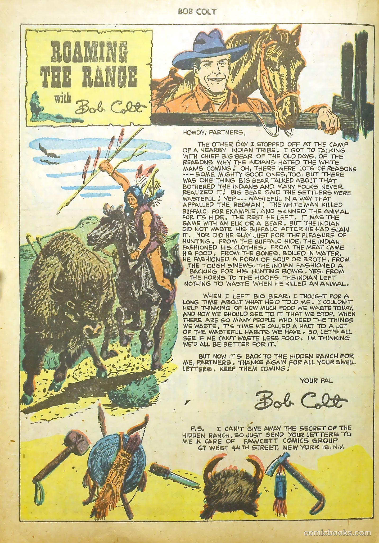 Bob Colt #8 (1952) — page 24 of 36