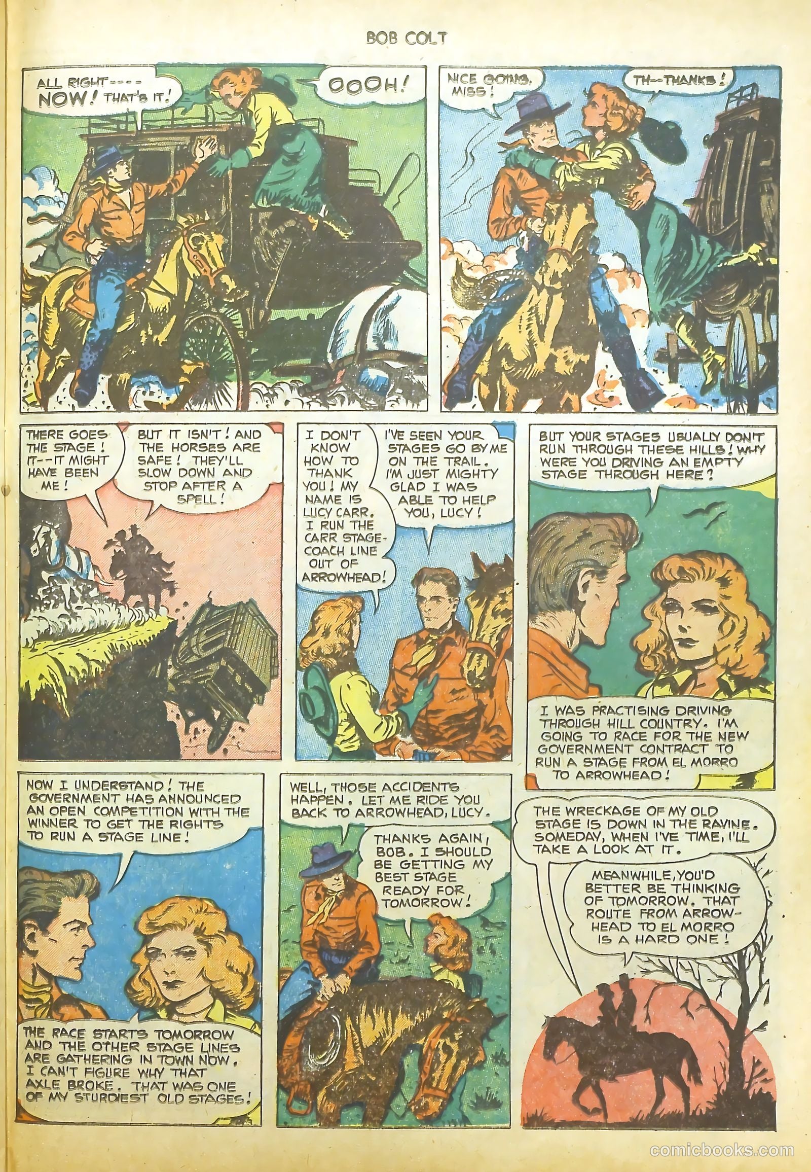 Bob Colt #8 (1952) — page 27 of 36