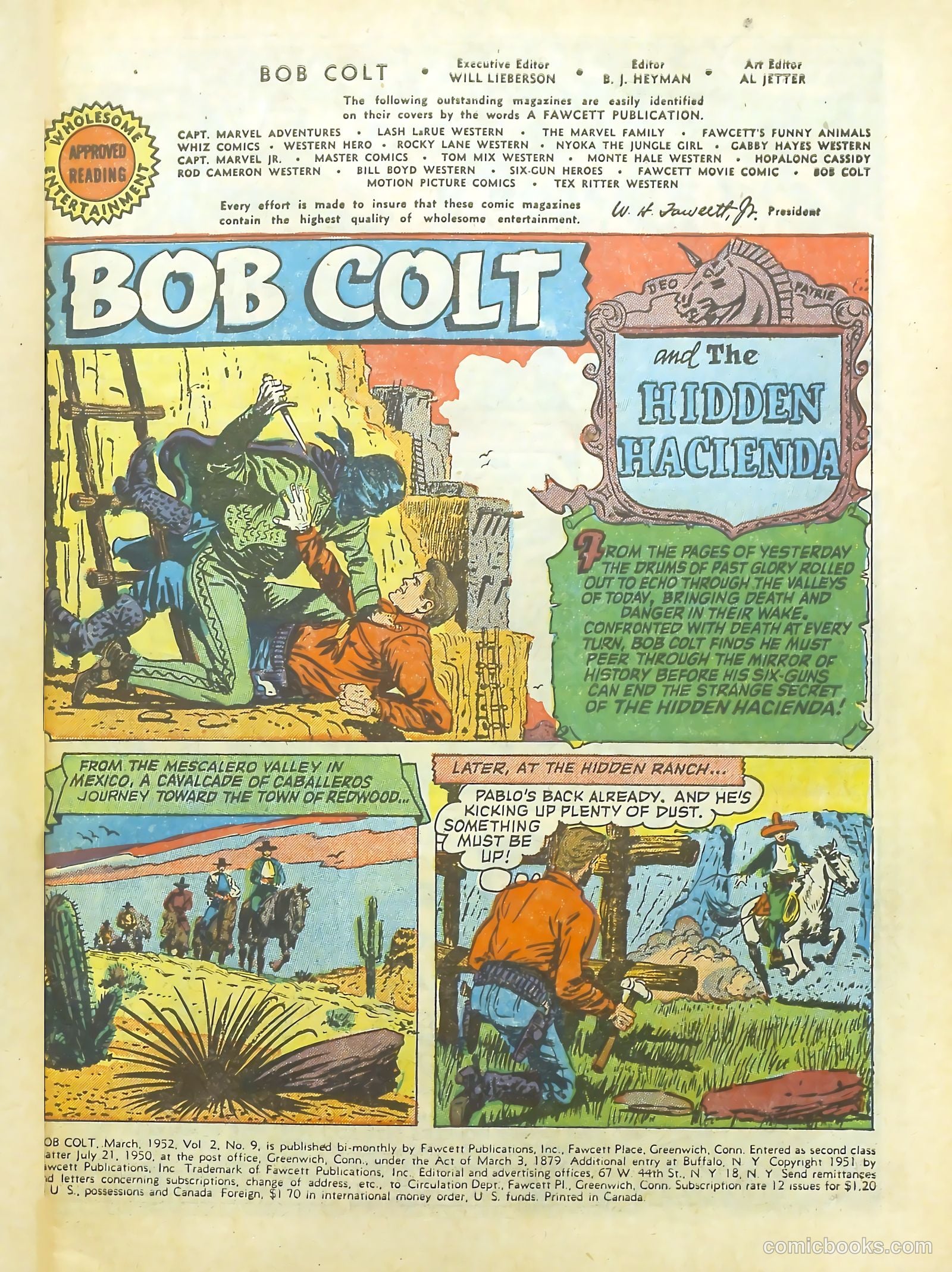 Bob Colt #9 (1952) — page 3 of 36