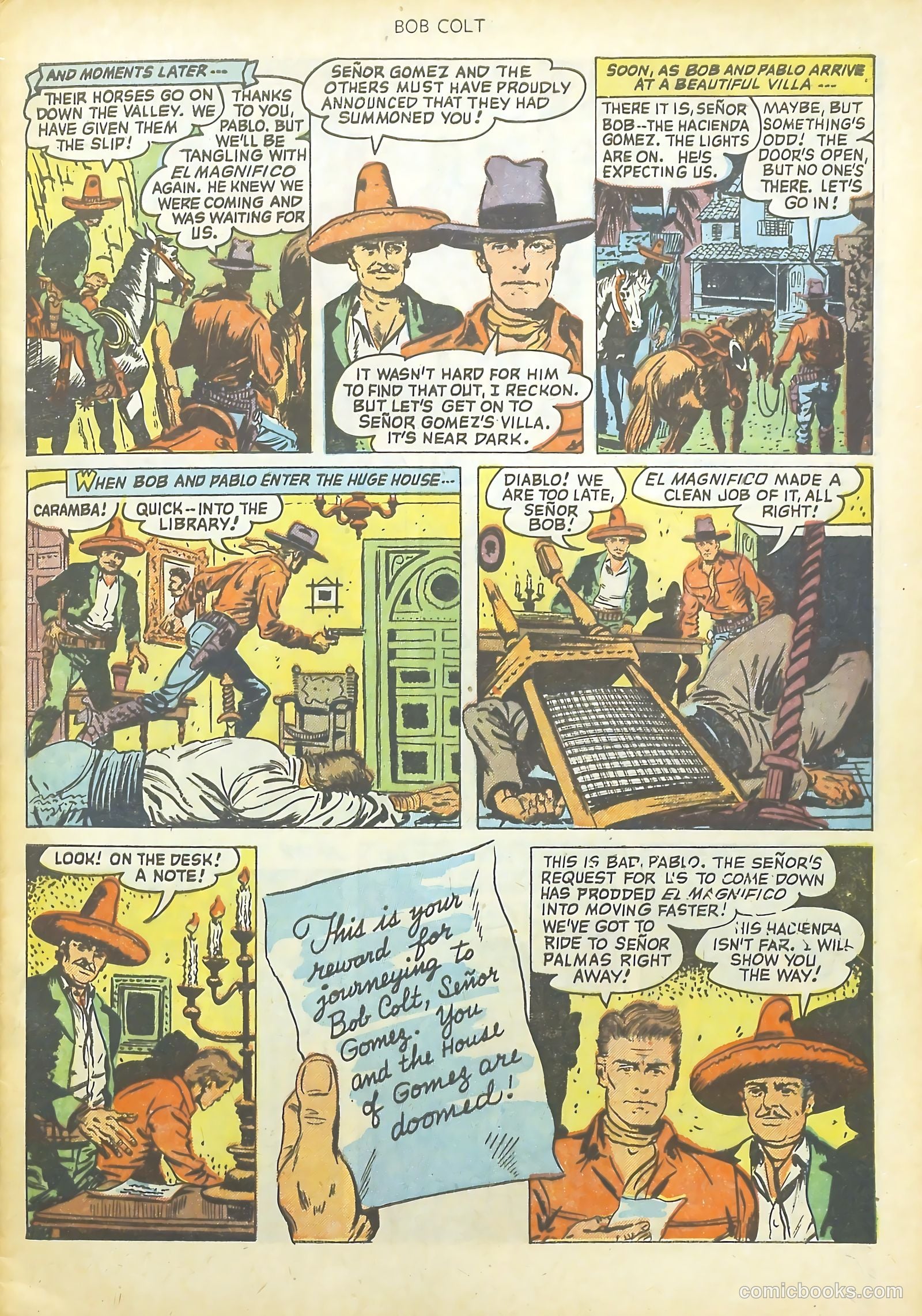 Bob Colt #9 (1952) — page 7 of 36