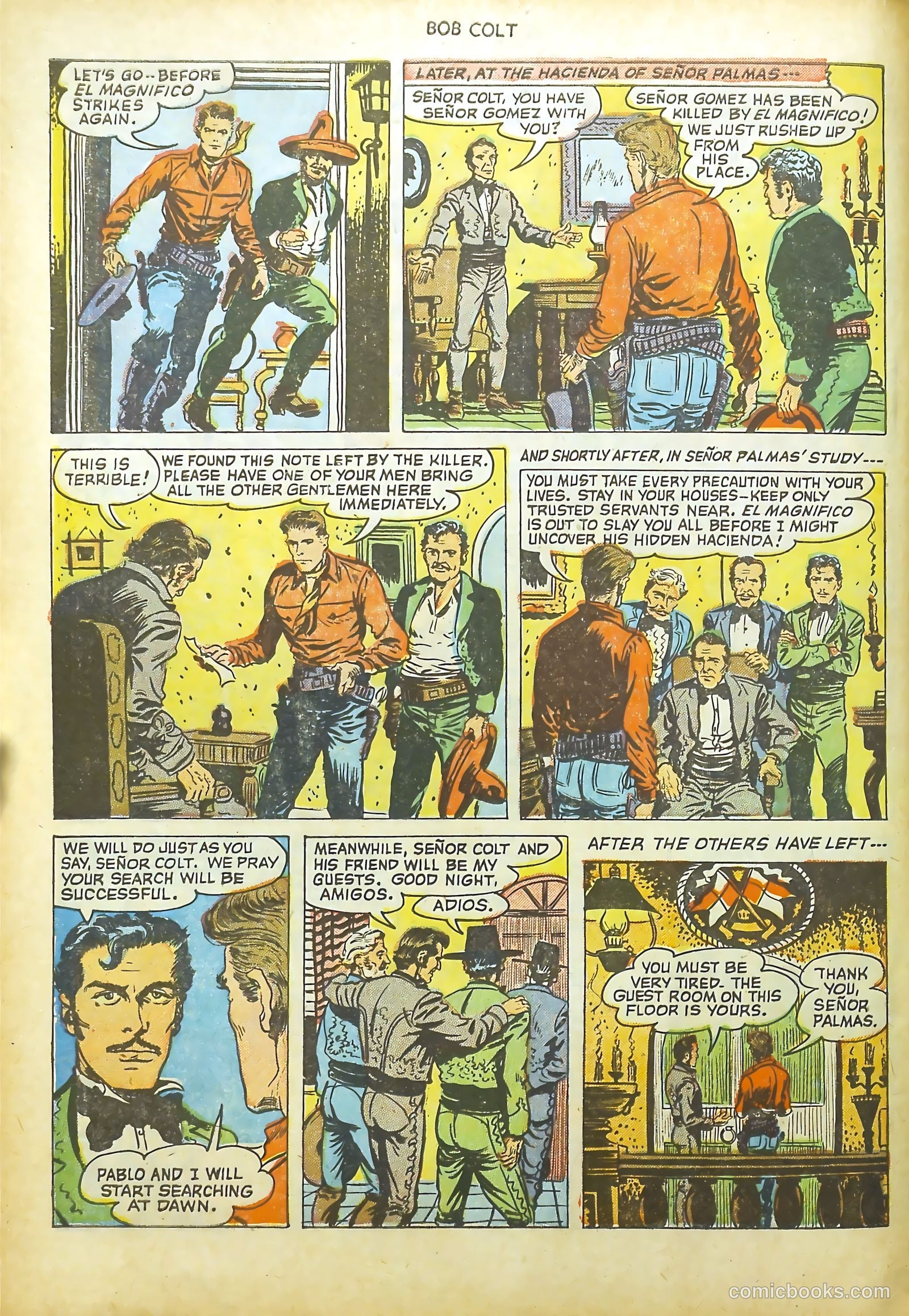 Bob Colt #9 (1952) — page 8 of 36