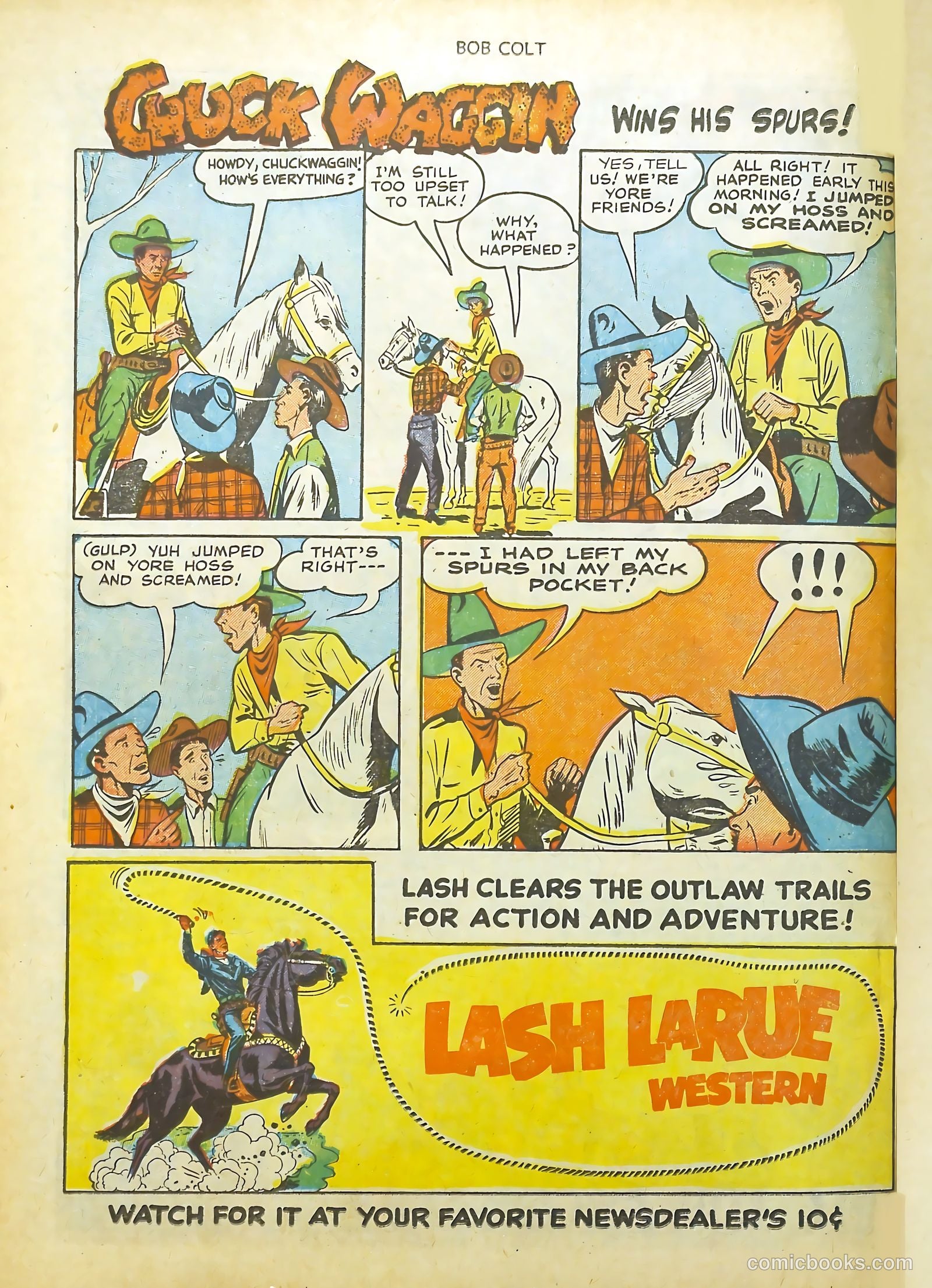 Bob Colt #9 (1952) — page 16 of 36