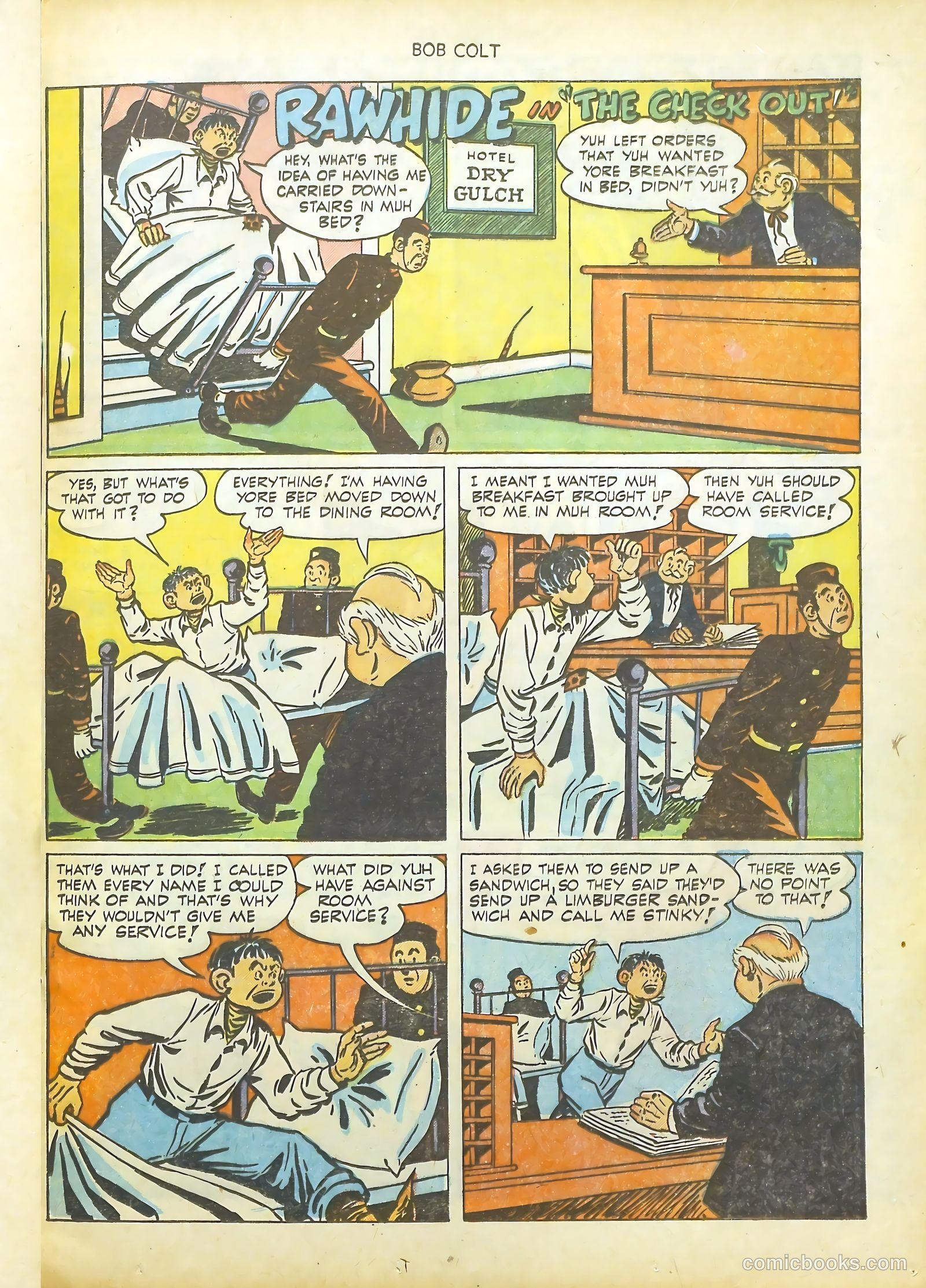 Bob Colt #9 (1952) — page 17 of 36