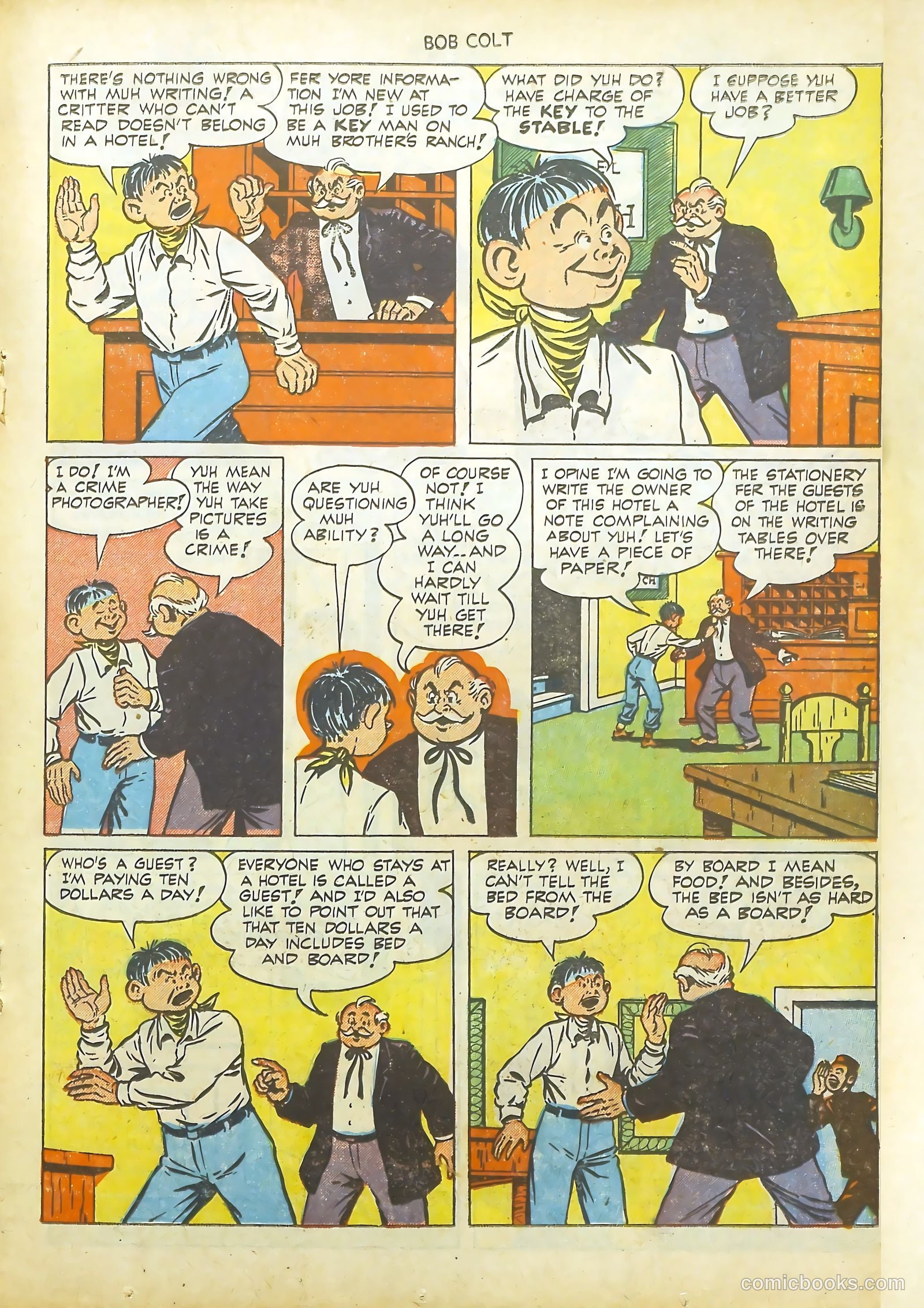 Bob Colt #9 (1952) — page 19 of 36