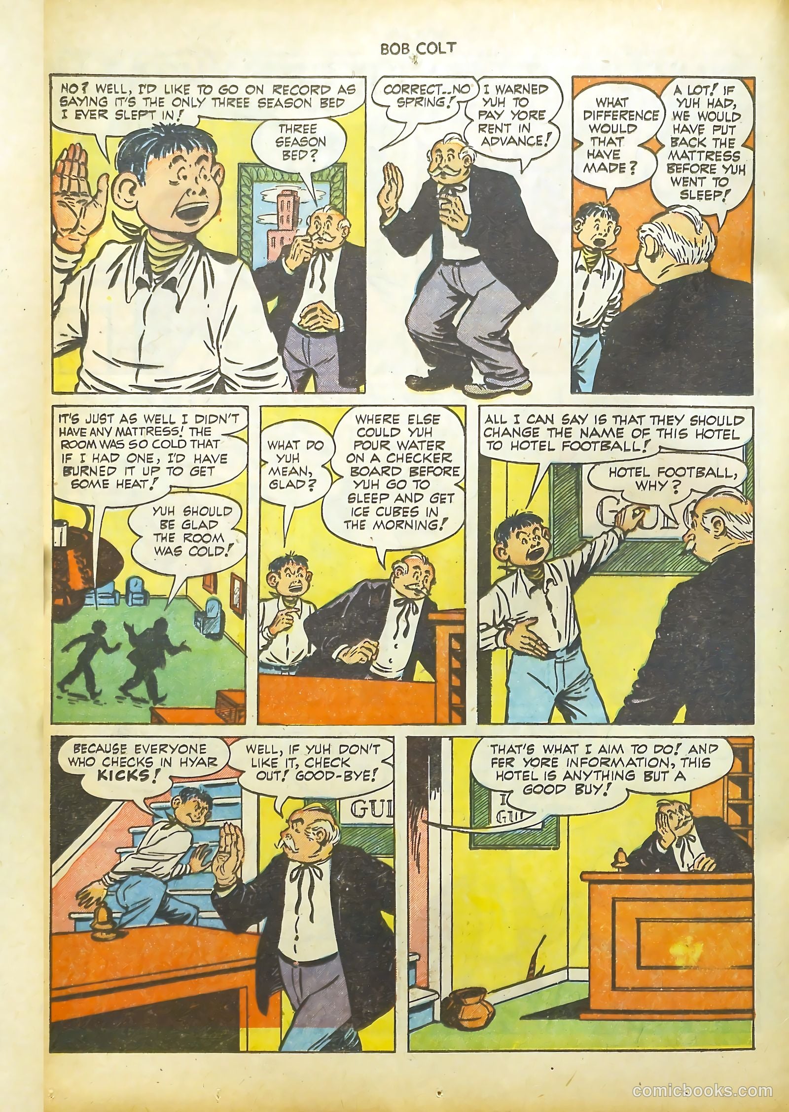 Bob Colt #9 (1952) — page 20 of 36