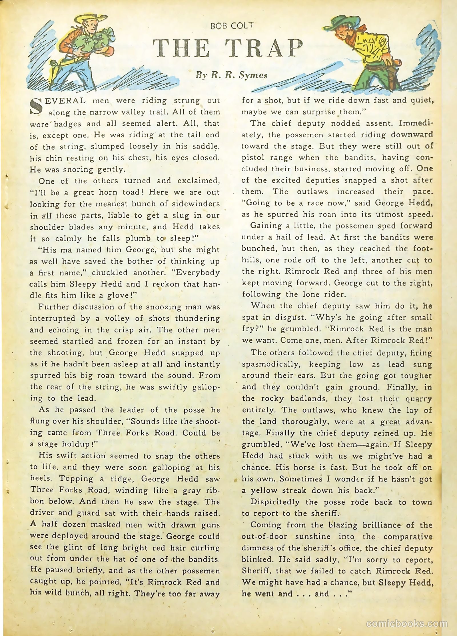 Bob Colt #9 (1952) — page 21 of 36