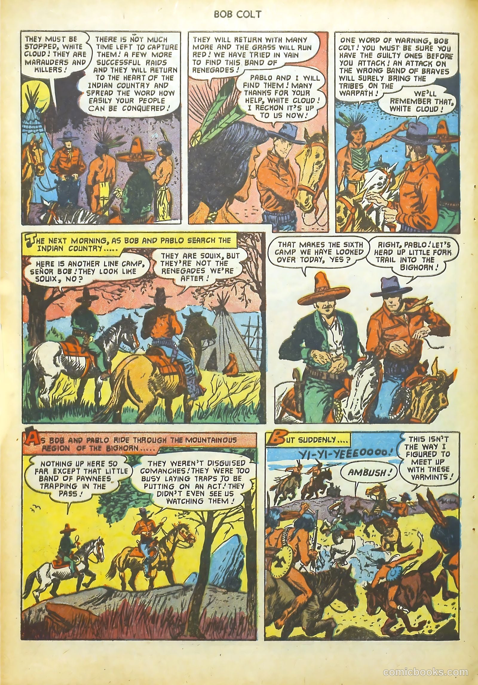 Bob Colt #9 (1952) — page 28 of 36