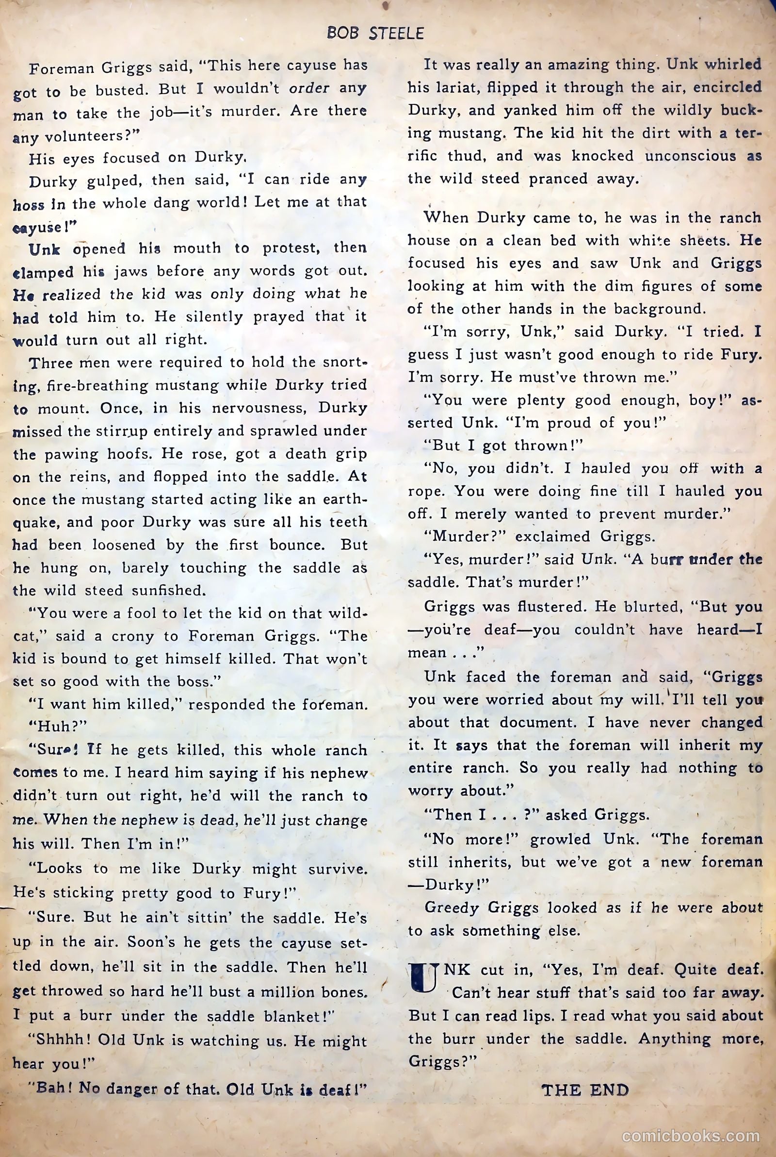 Bob Steele #5 (1951) — page 32 of 37