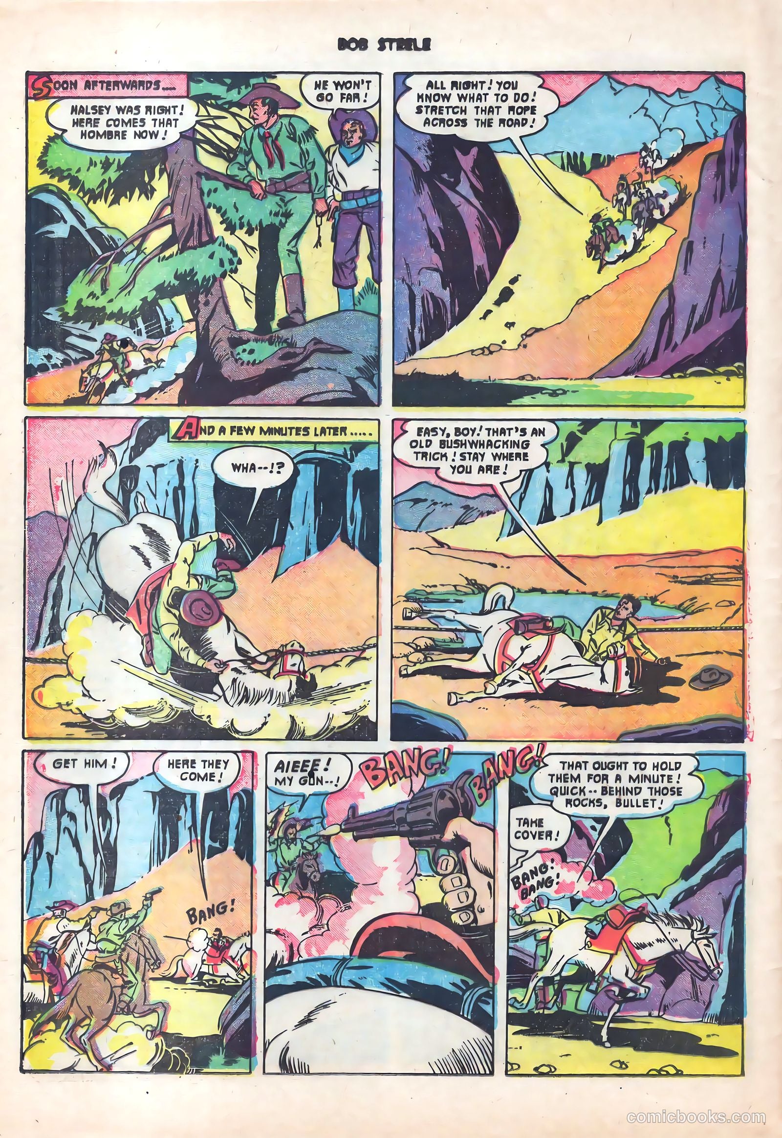 Bob Steele #8 (1952) — page 8 of 36