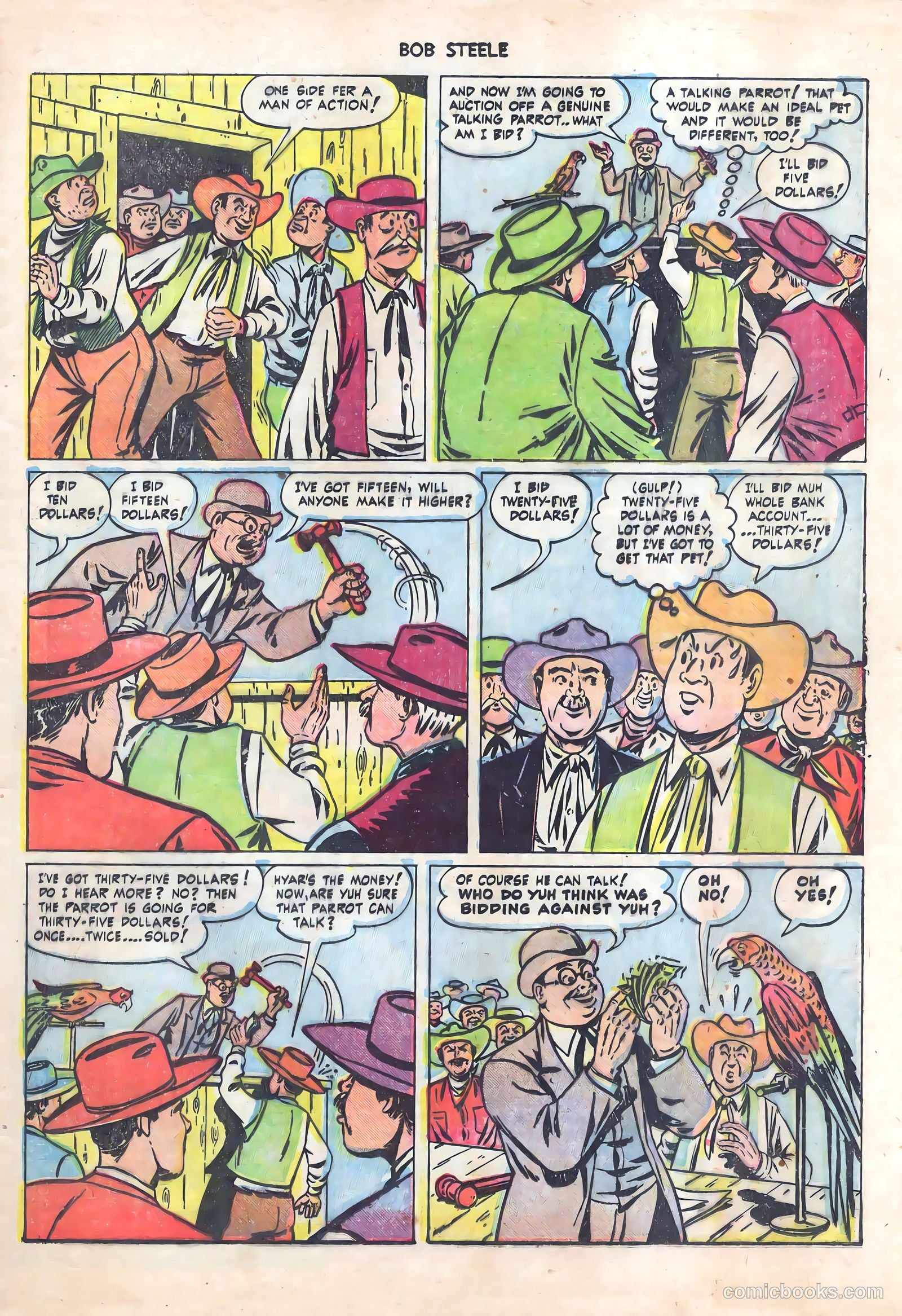 Bob Steele #8 (1952) — page 33 of 36