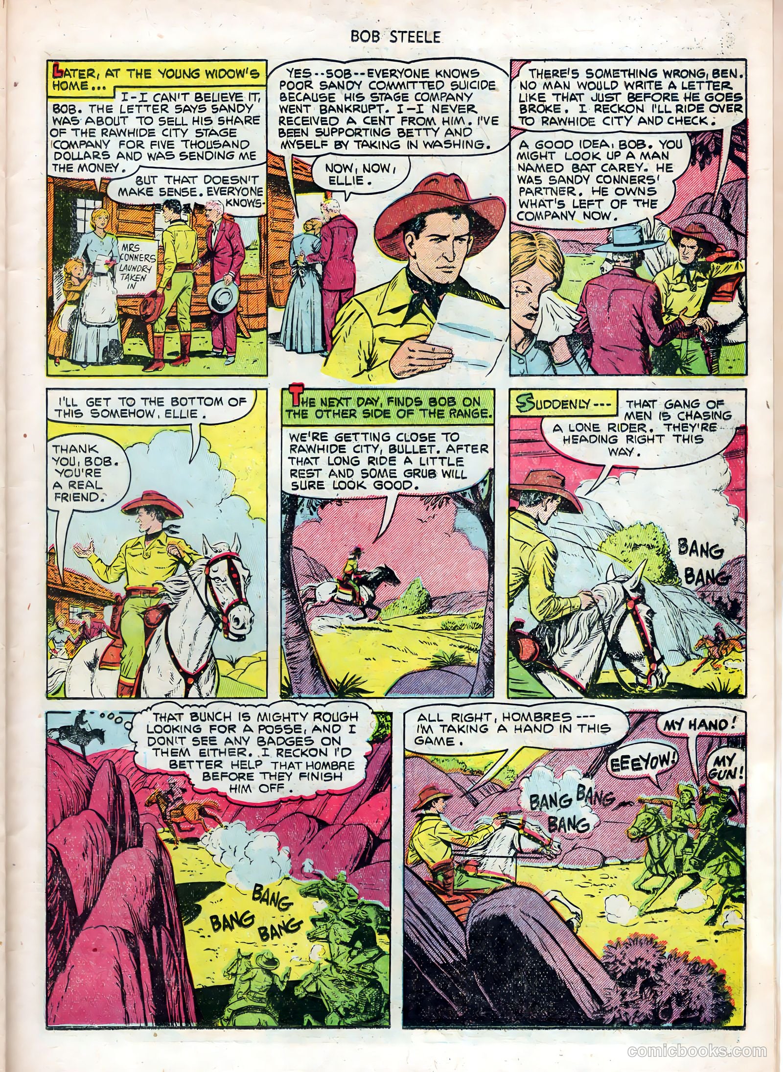 Bob Steele #9 (1952) — page 29 of 36