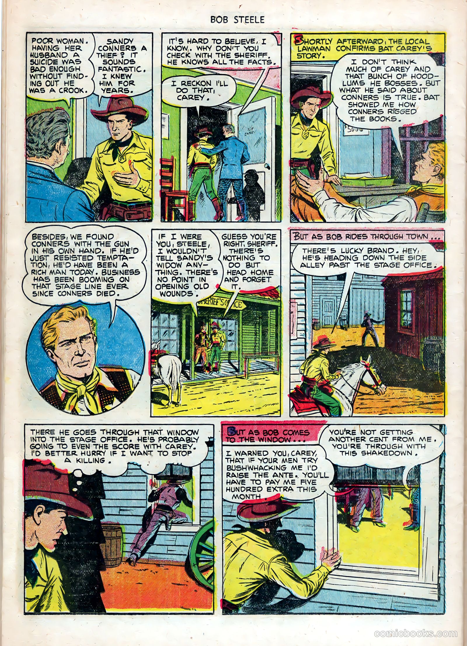 Bob Steele #9 (1952) — page 32 of 36