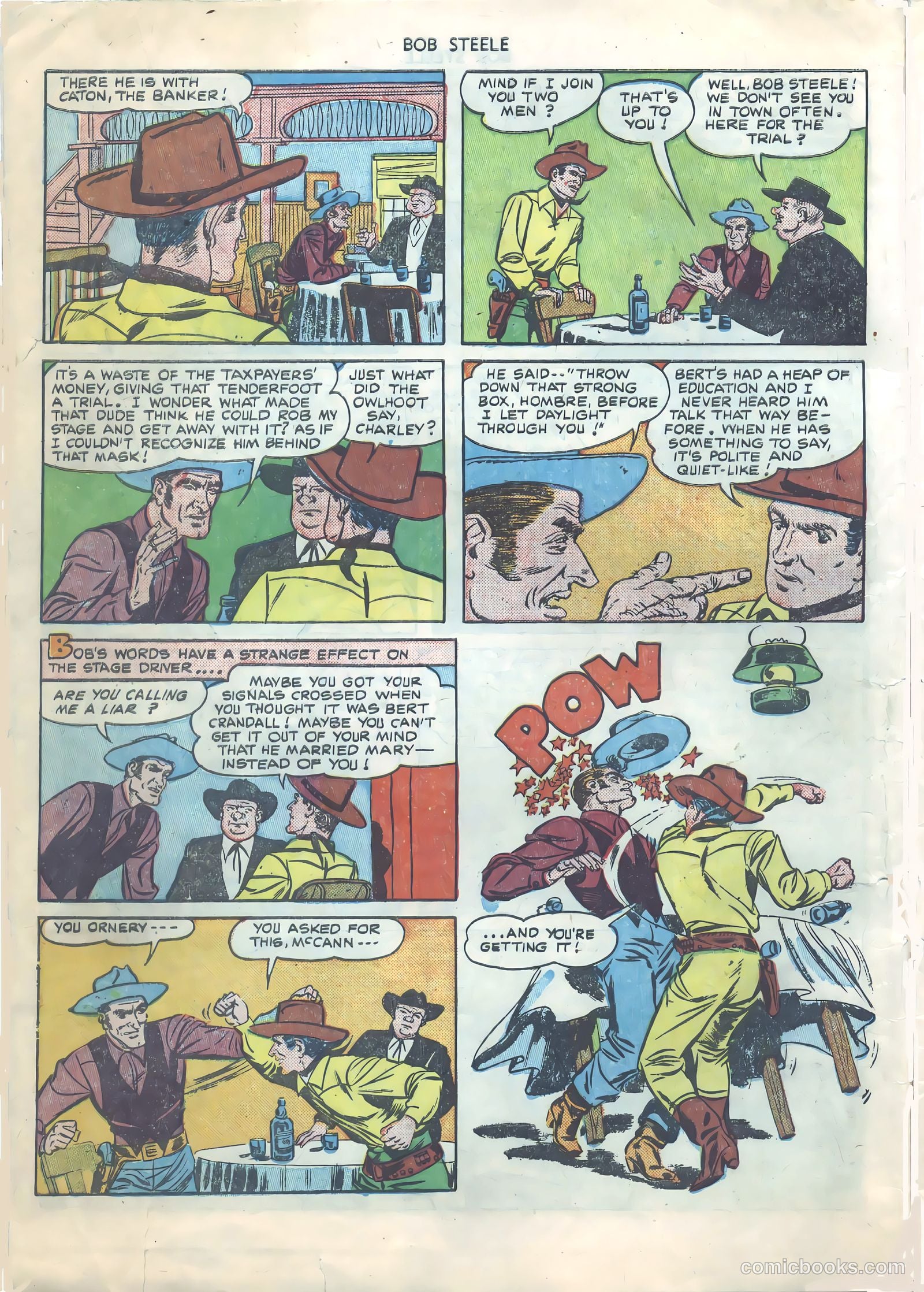 Bob Steele Western #1 (1950) — page 7 of 37