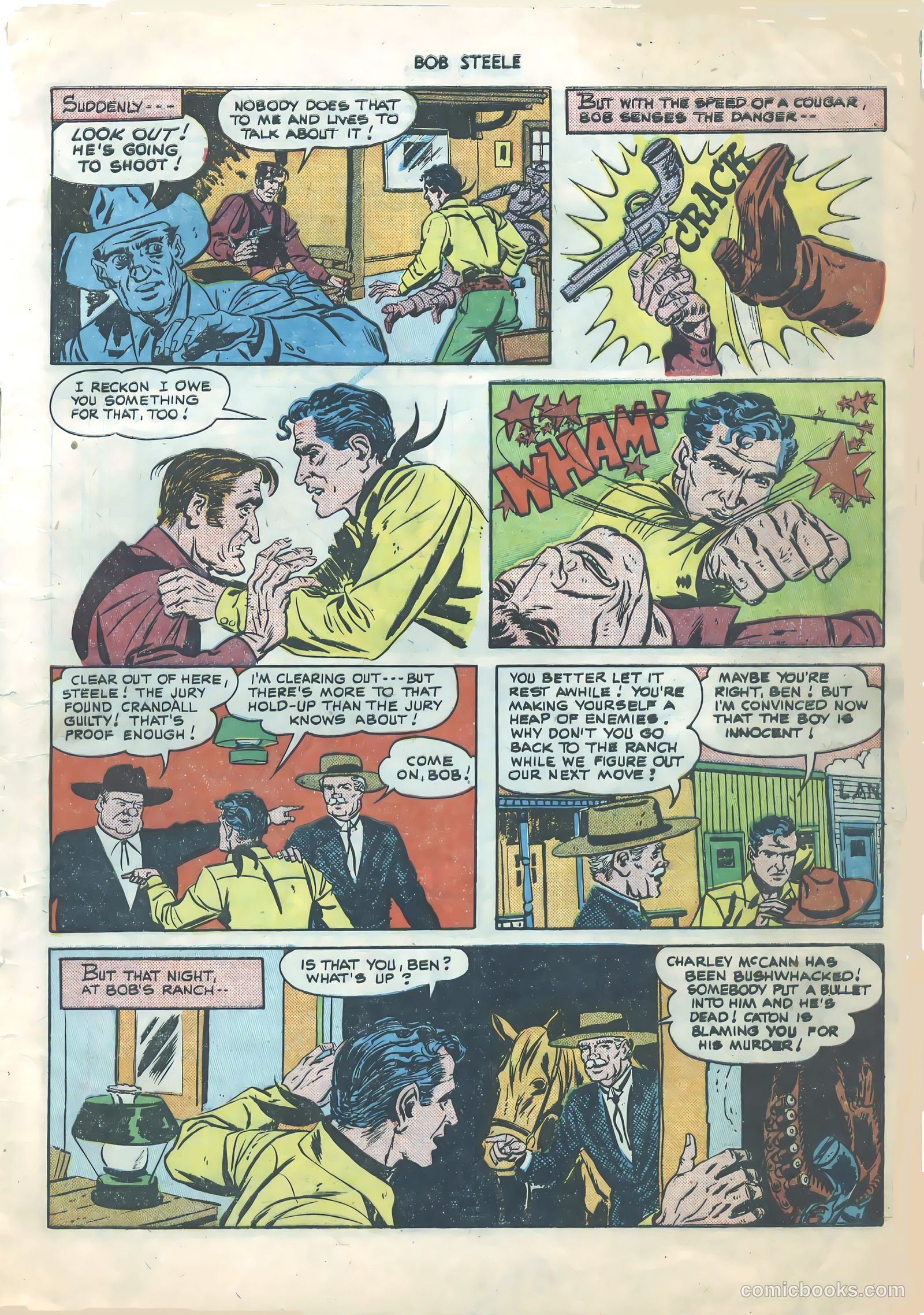 Bob Steele Western #1 (1950) — page 10 of 37