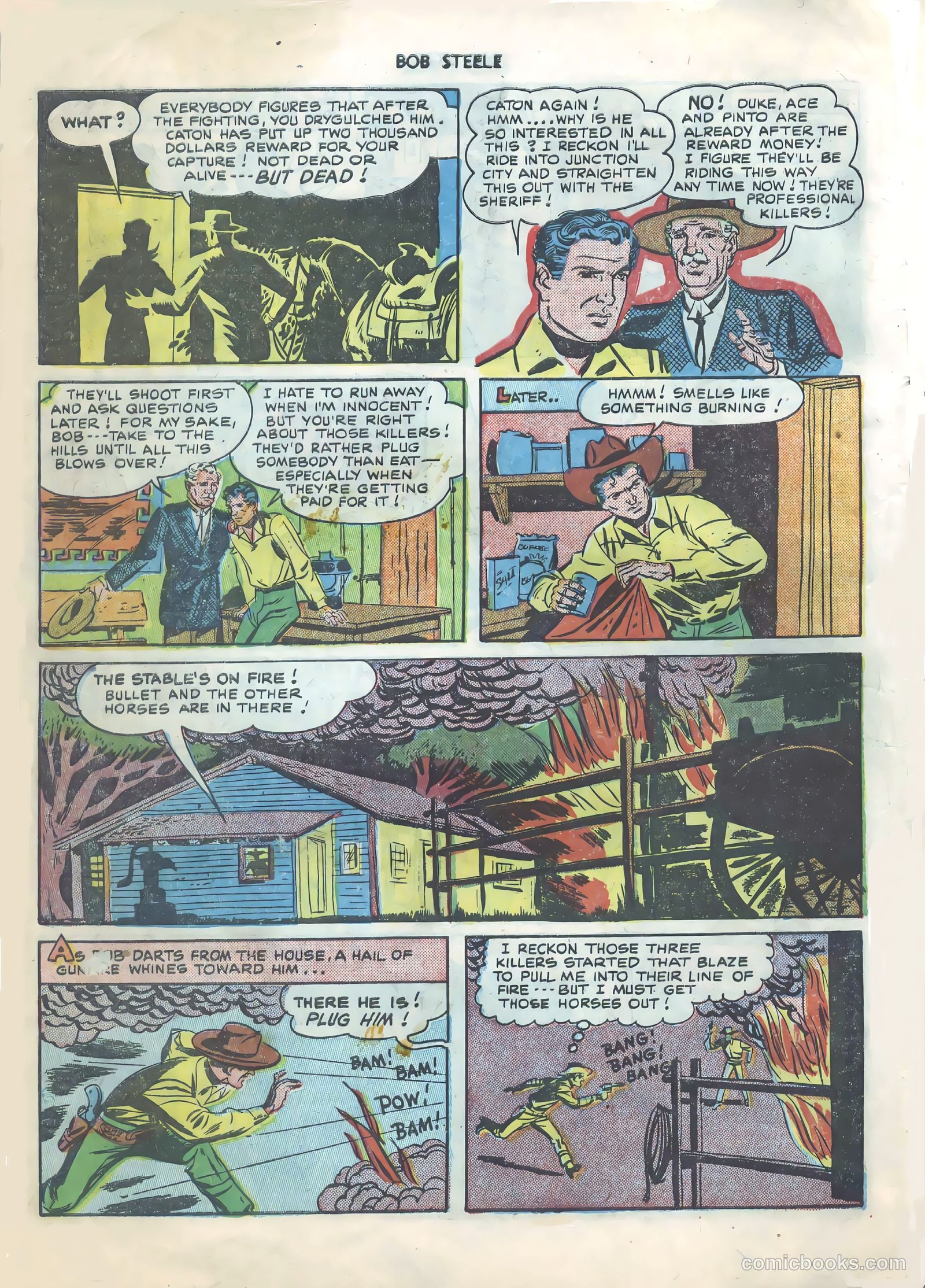 Bob Steele Western #1 (1950) — page 11 of 37