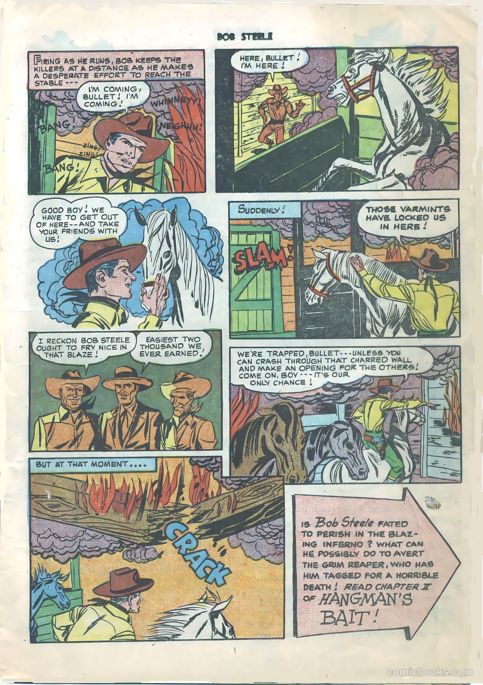 Bob Steele Western #1 (1950) — page 12 of 37