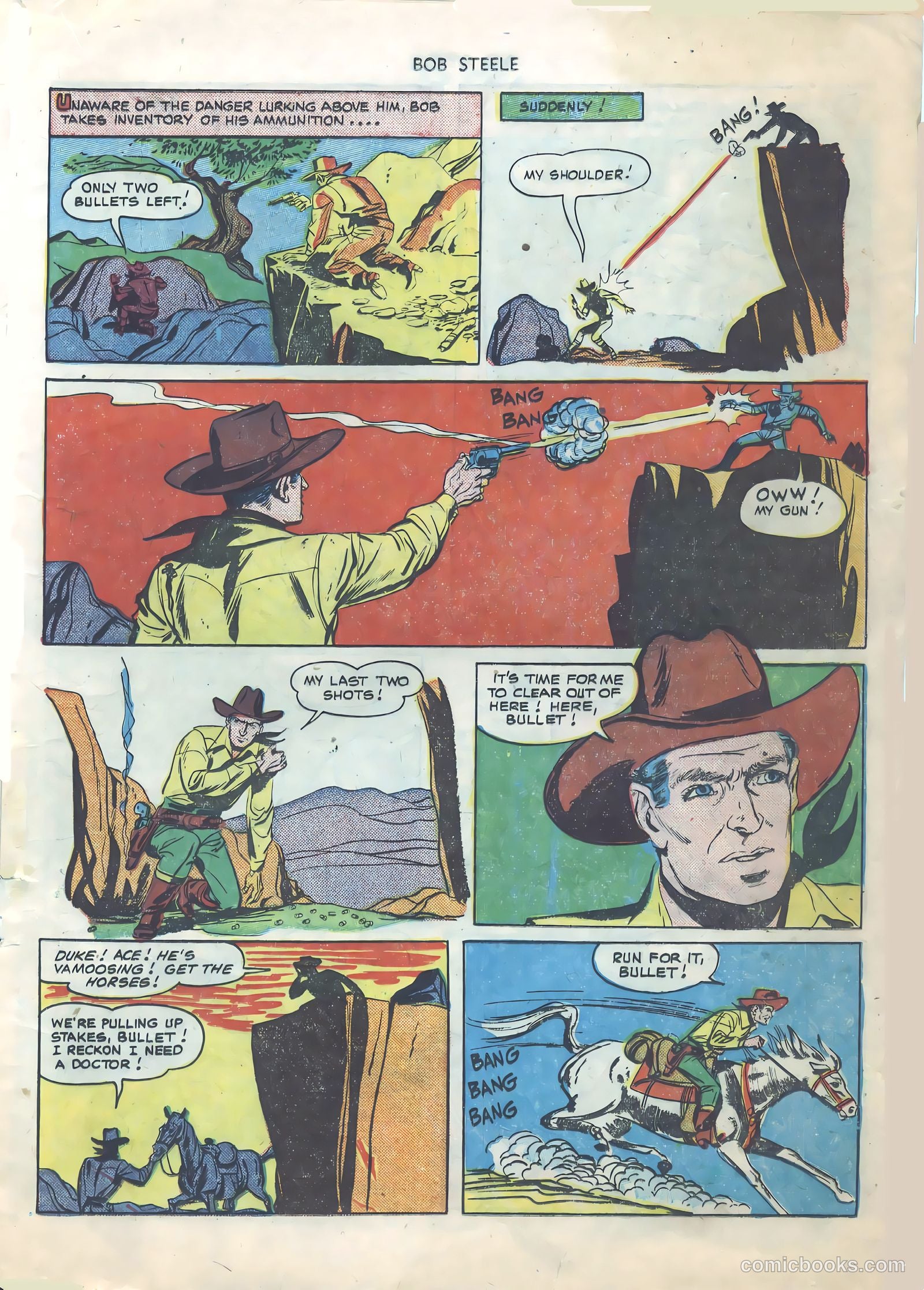 Bob Steele Western #1 (1950) — page 18 of 37