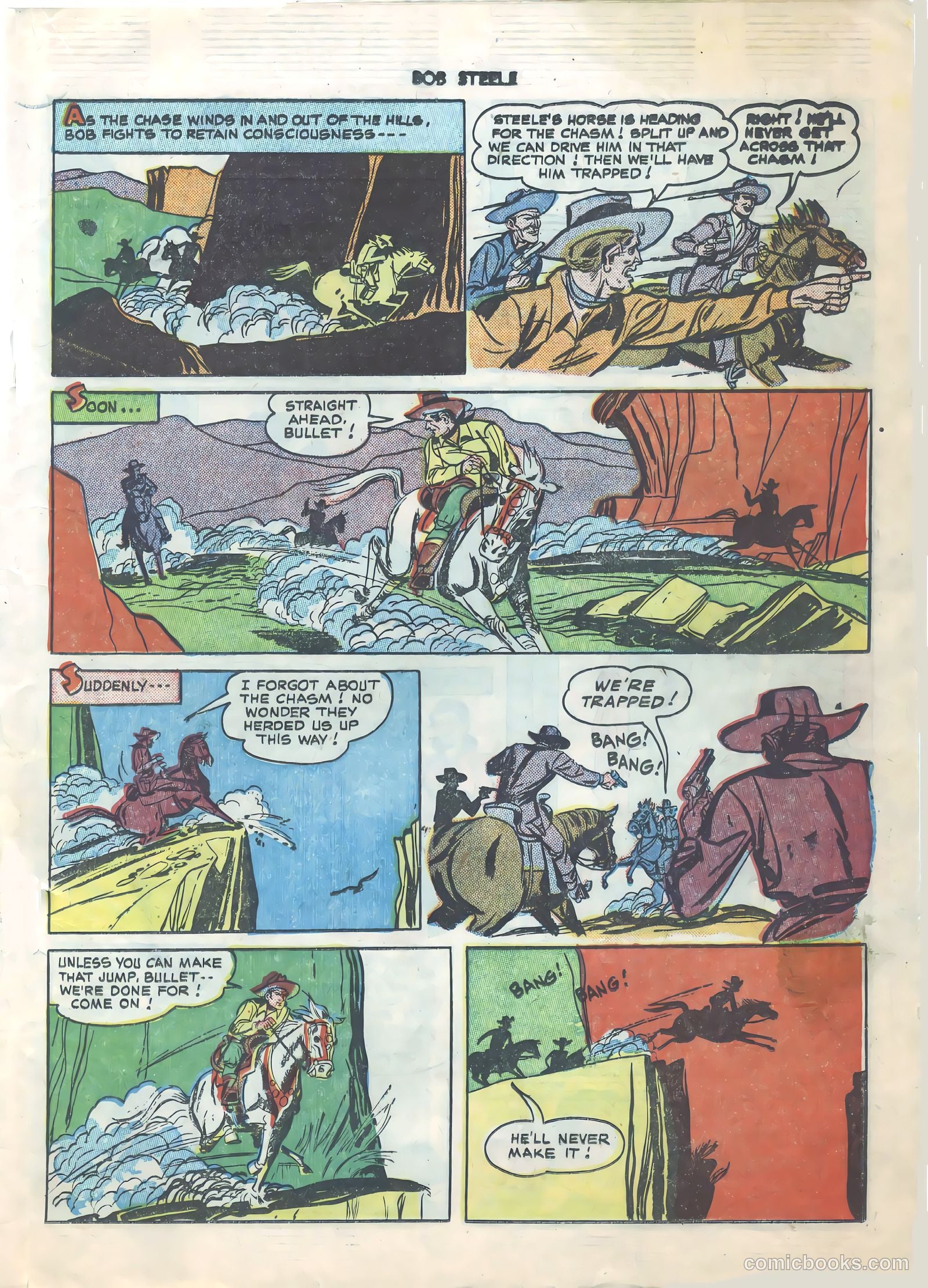 Bob Steele Western #1 (1950) — page 20 of 37