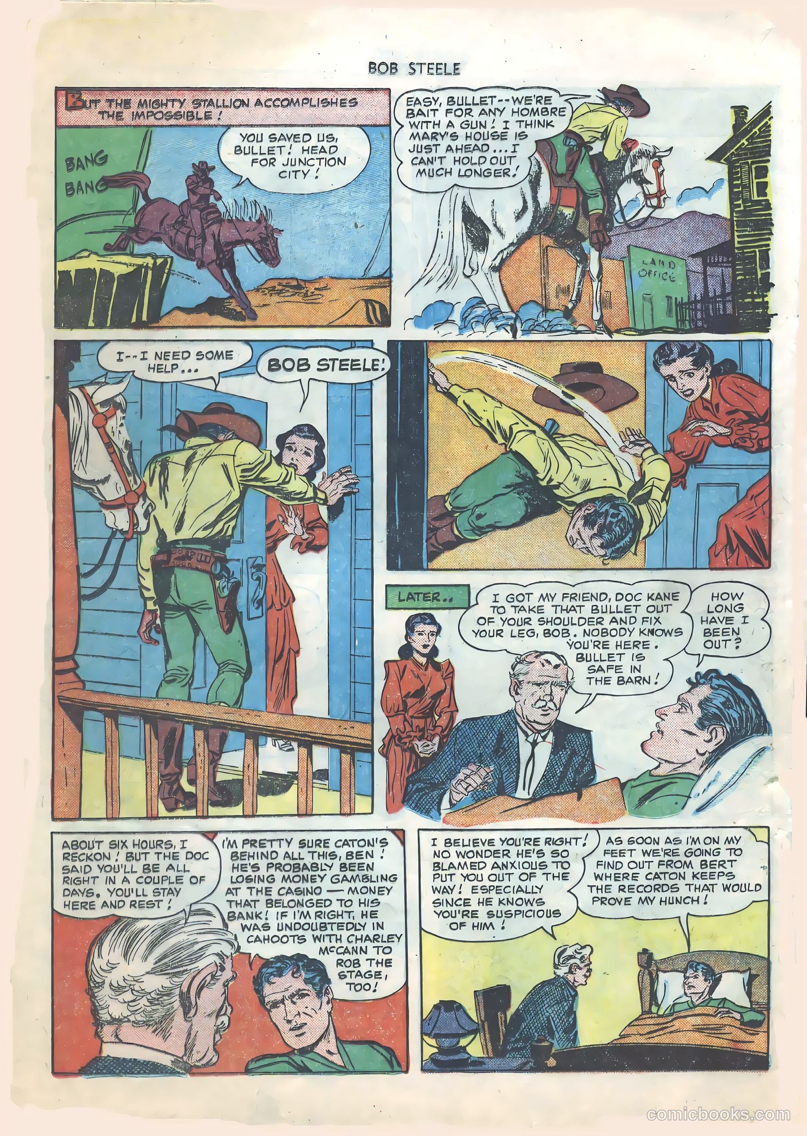 Bob Steele Western #1 (1950) — page 21 of 37