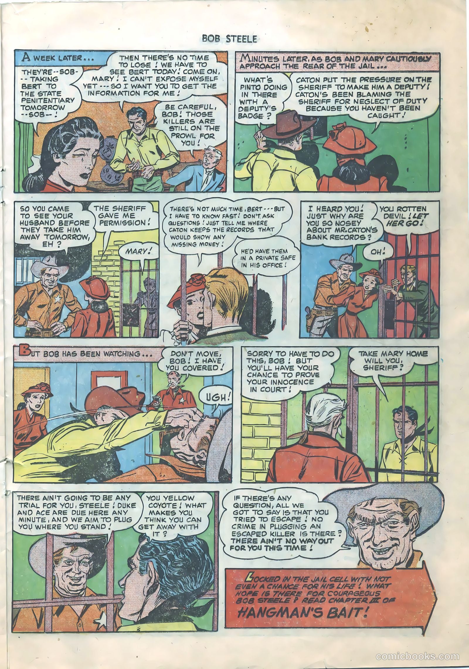 Bob Steele Western #1 (1950) — page 22 of 37