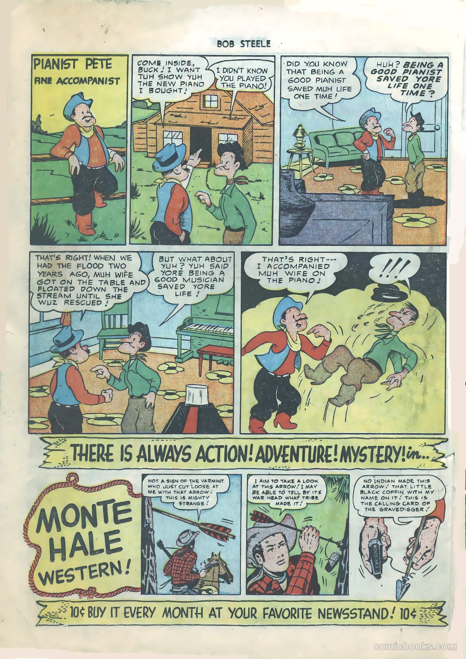 Bob Steele Western #1 (1950) — page 23 of 37