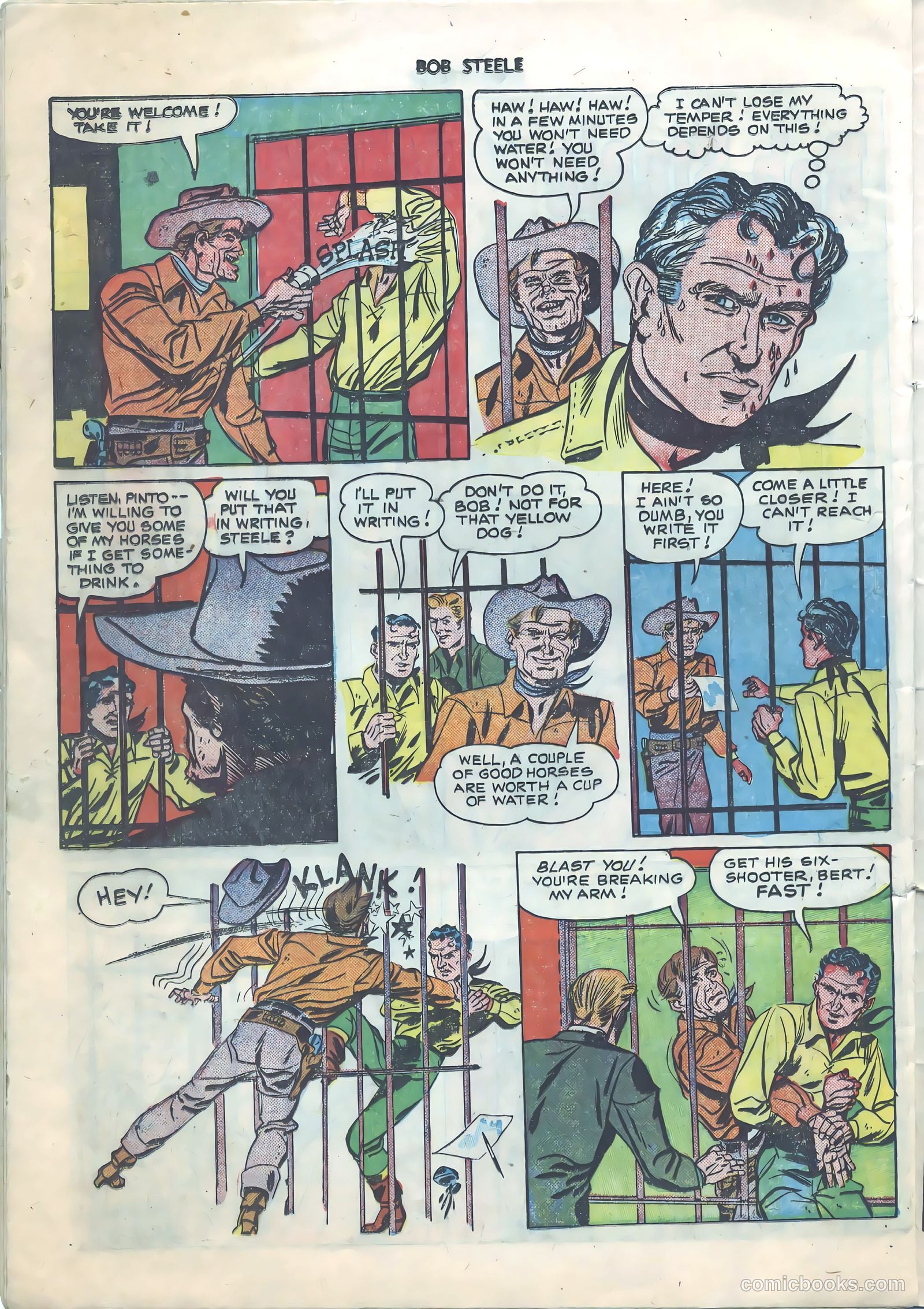 Bob Steele Western #1 (1950) — page 25 of 37