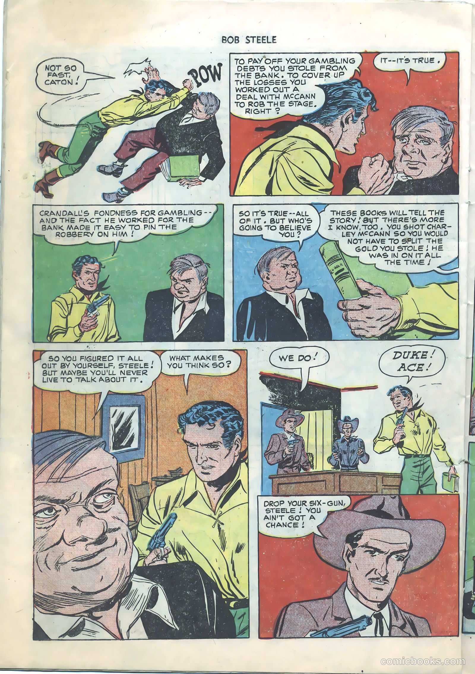 Bob Steele Western #1 (1950) — page 27 of 37