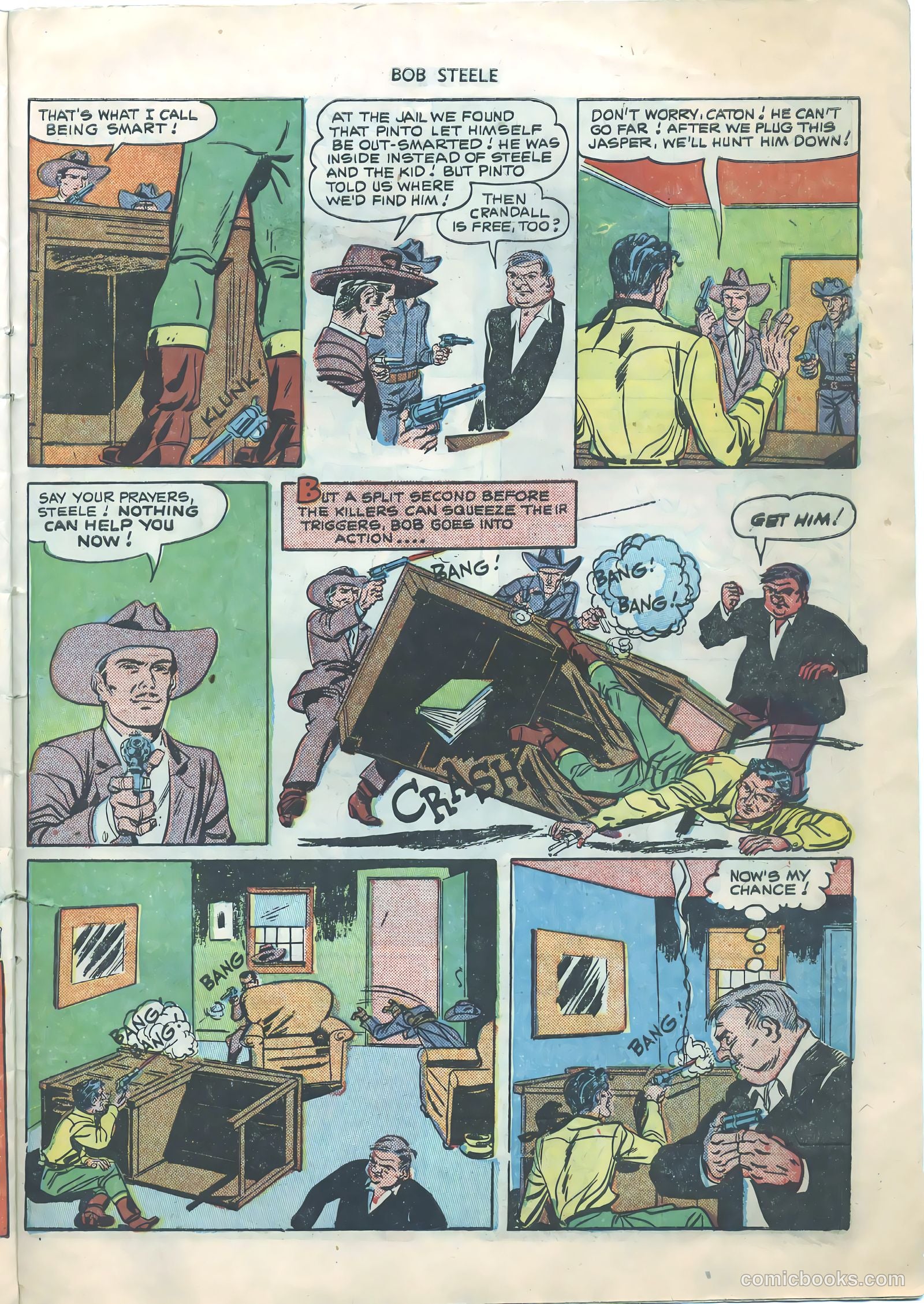 Bob Steele Western #1 (1950) — page 28 of 37