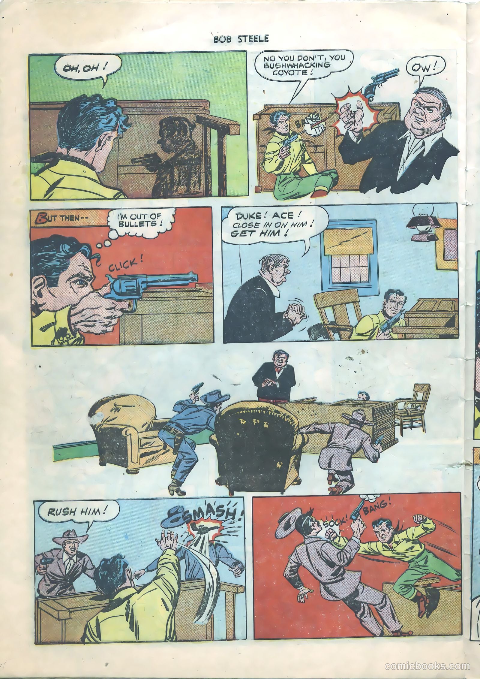 Bob Steele Western #1 (1950) — page 29 of 37