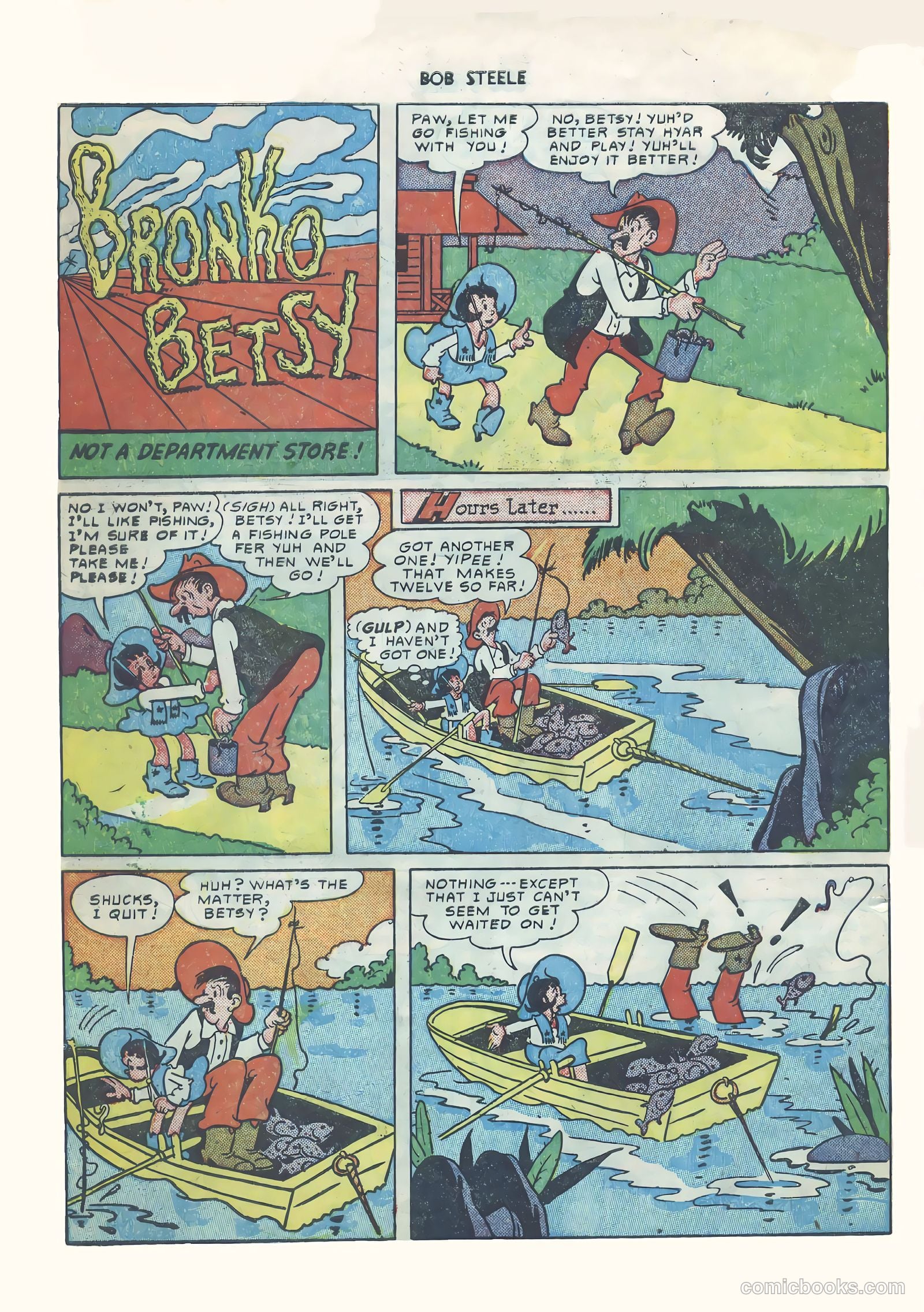 Bob Steele Western #1 (1950) — page 31 of 37