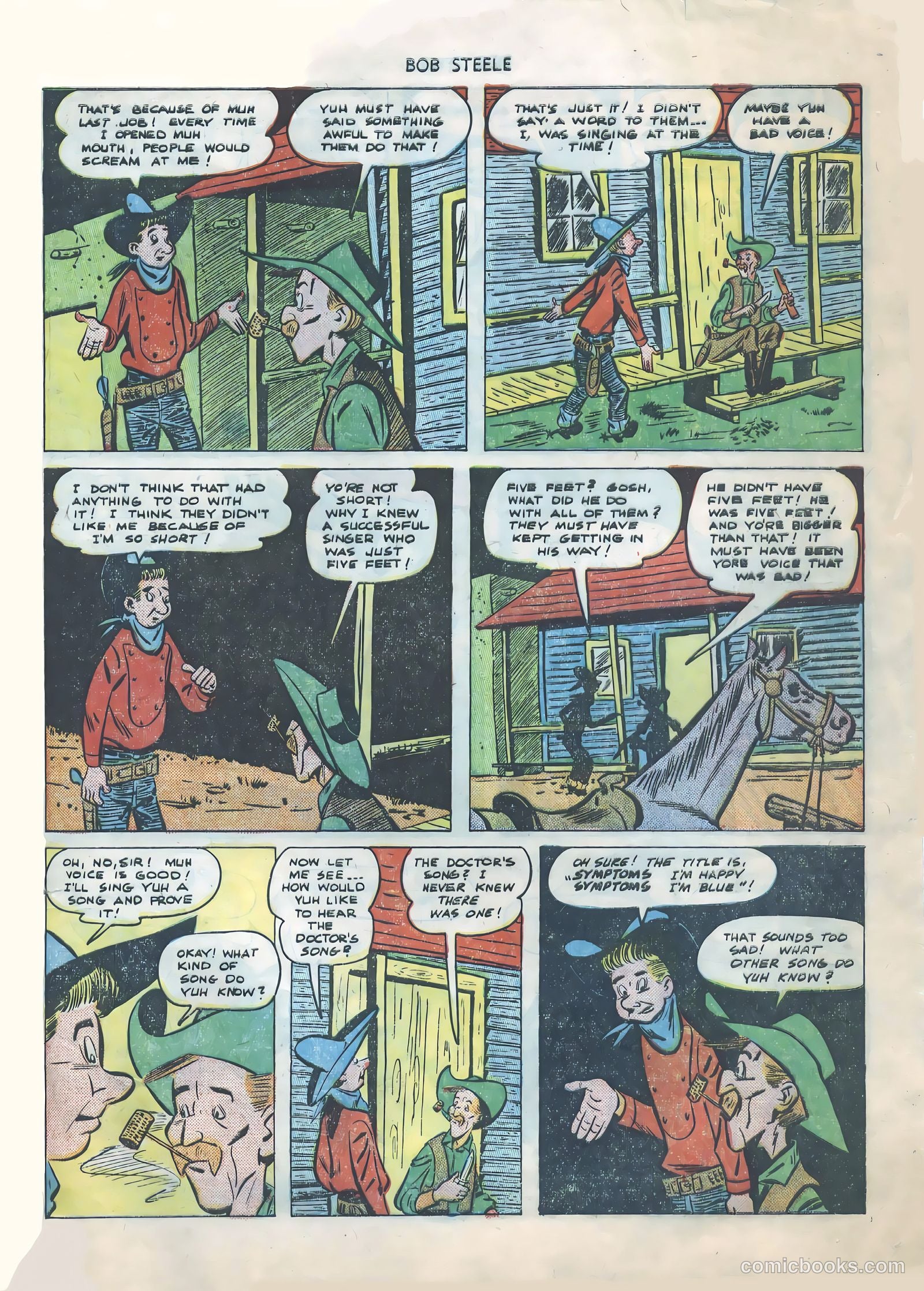 Bob Steele Western #1 (1950) — page 34 of 37